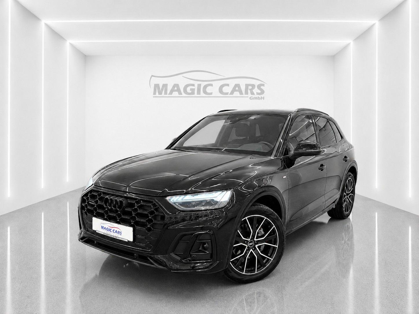 Audi Q5 40 TFSI quattro S line *Black-Style*Pano*AHK* - mit KI generiert/bearbeitet