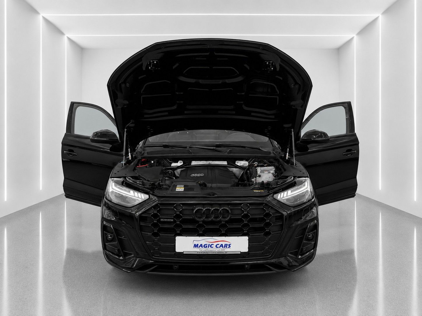 Fahrzeugabbildung Audi Q5 40 TFSI quattro S line *Black-Style*Pano*AHK* - mit KI generiert/bearbeitet