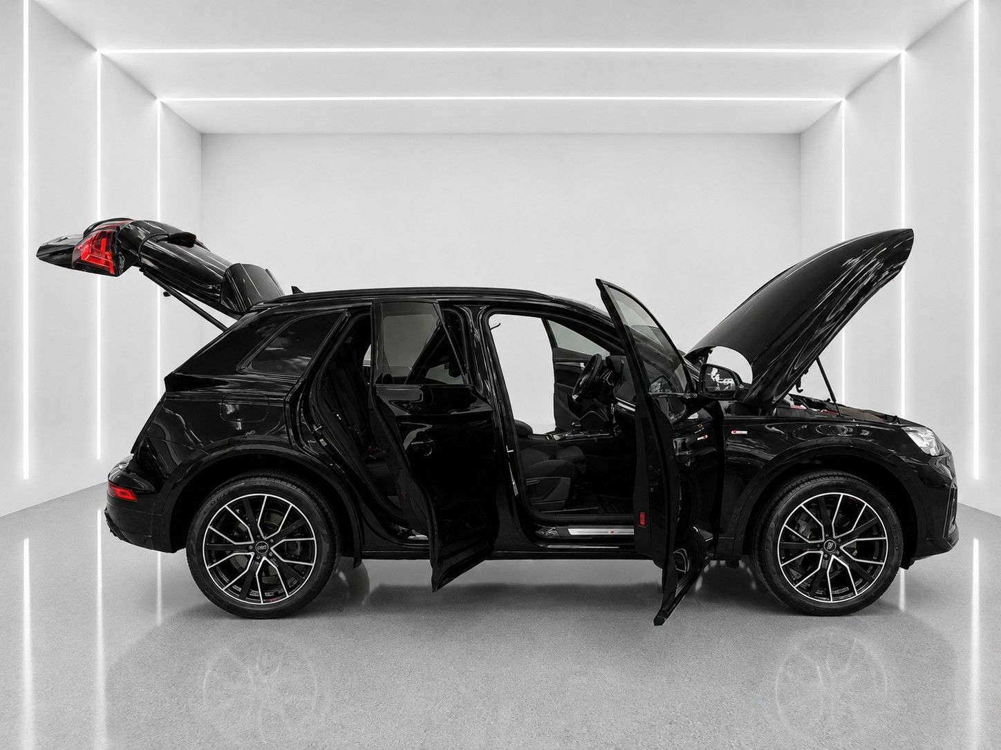 Fahrzeugabbildung Audi Q5 40 TFSI quattro S line *Black-Style*Pano*AHK* - mit KI generiert/bearbeitet