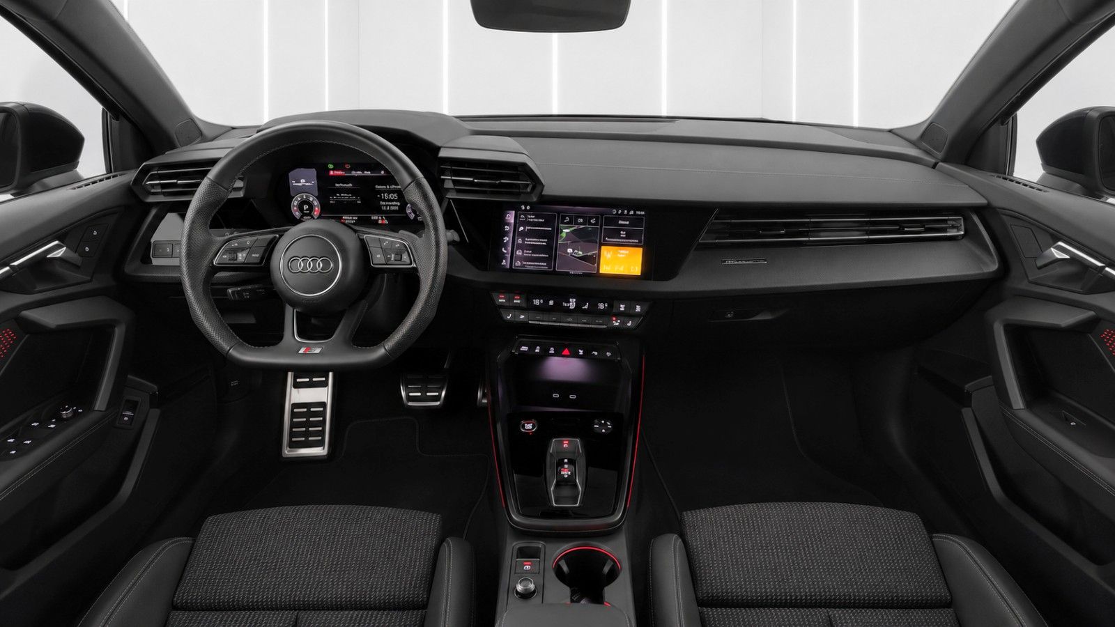 Fahrzeugabbildung Audi A3 35 TFSI Sportback S line *Matrix*SONOS* - mit KI generiert/bearbeitet
