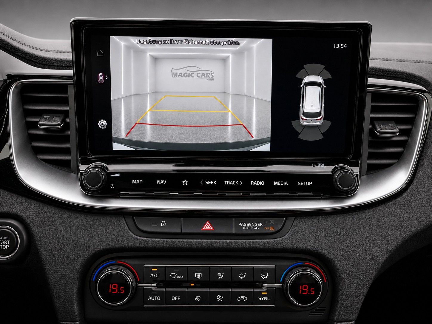 Fahrzeugabbildung Kia Ceed SW 1.5 T-GDI DCT7 Platinum *LED*JBL*Kamera* - mit KI generiert/bearbeitet