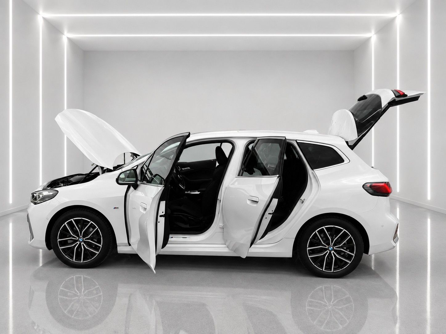 Fahrzeugabbildung BMW 218i Active Tourer Aut. M Sport *LED*AHK*KEYLESS - mit KI generiert/bearbeitet