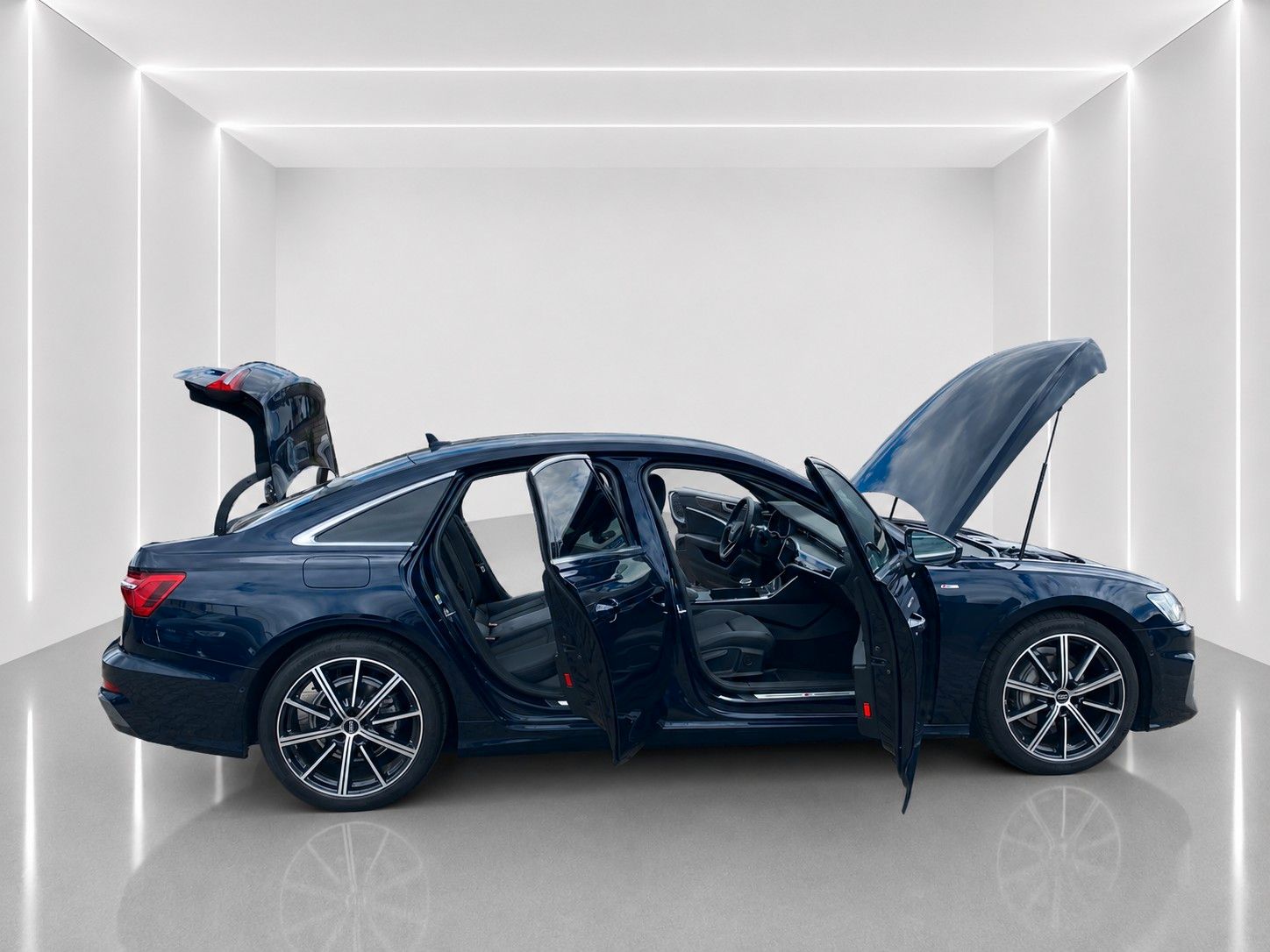 Fahrzeugabbildung Audi A6 35 TDI Lim. S tronic S line *Matrix*Virtual* - mit KI generiert/bearbeitet