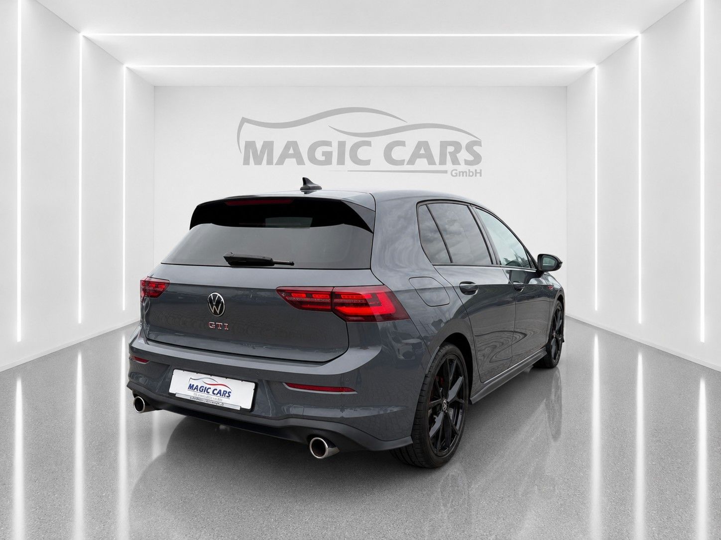 Fahrzeugabbildung Volkswagen Golf VIII Lim. GTI*Black Style*Leder*Memory*H&K* - mit KI generiert/bearbeitet