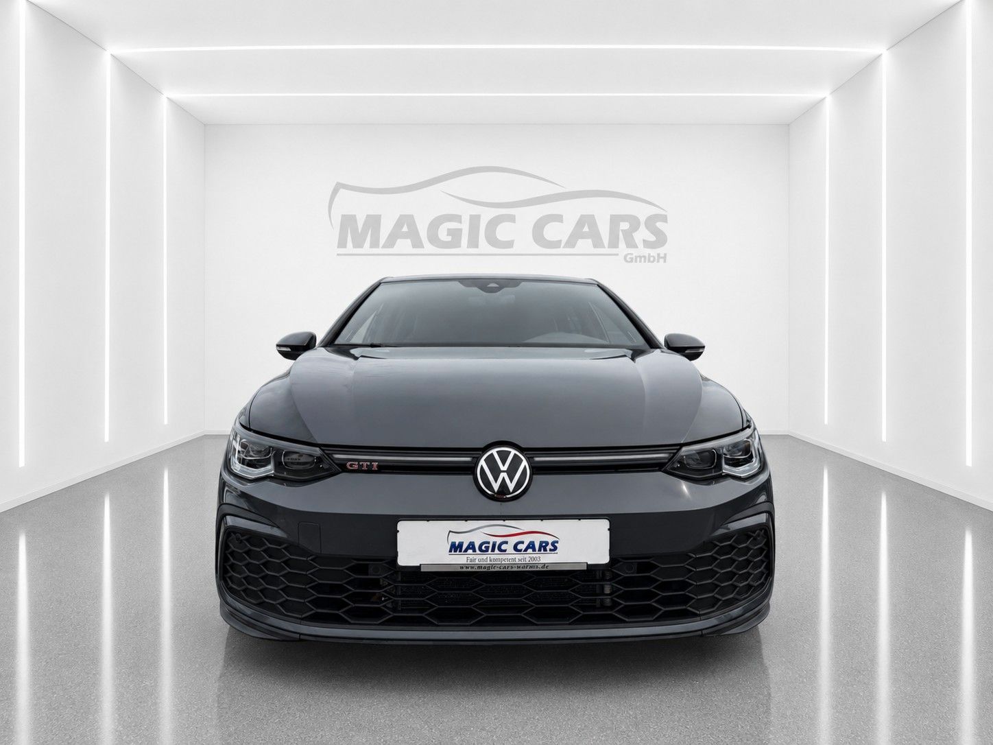 Fahrzeugabbildung Volkswagen Golf VIII Lim. GTI*Black Style*Leder*Memory*H&K* - mit KI generiert/bearbeitet