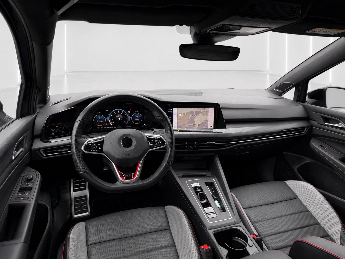 Fahrzeugabbildung Volkswagen Golf VIII Lim. GTI*Black Style*Leder*Memory*H&K* - mit KI generiert/bearbeitet