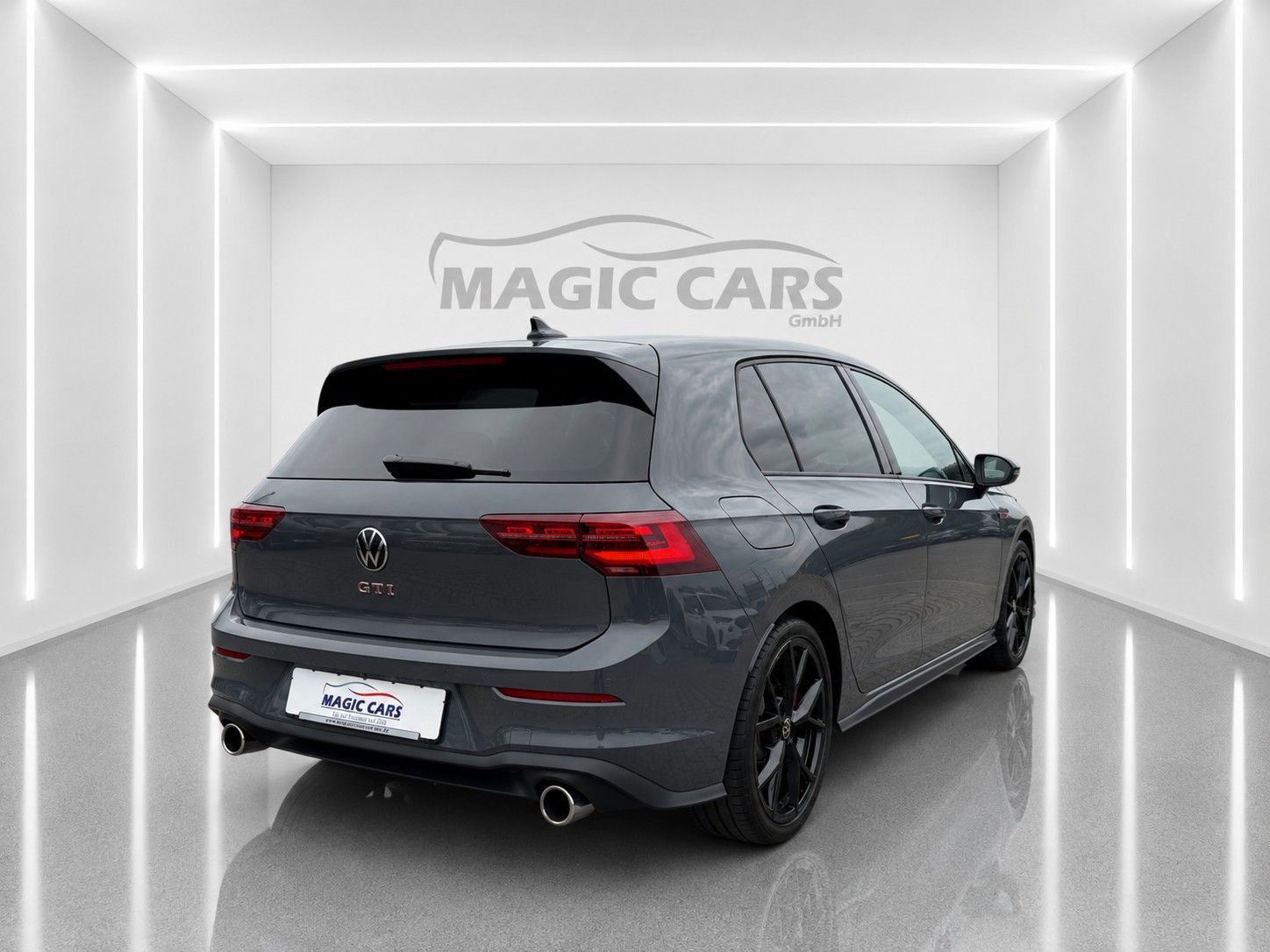 Fahrzeugabbildung Volkswagen Golf VIII Lim. GTI*Black Style*Leder*Memory*H&K* - mit KI generiert/bearbeitet