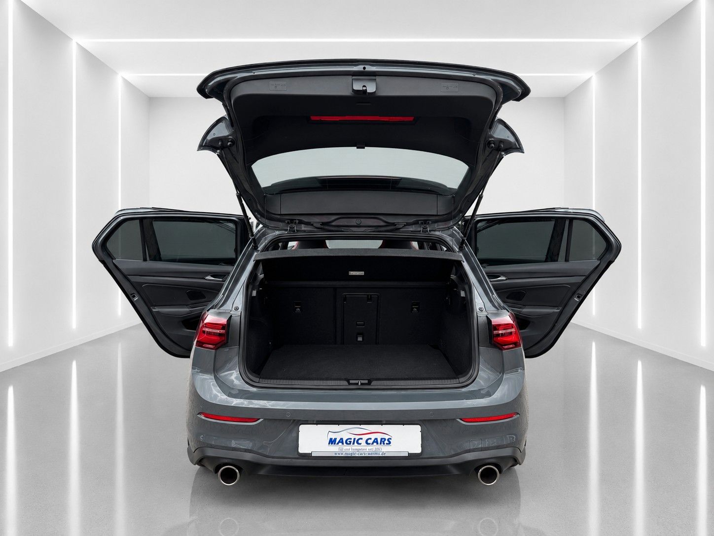 Fahrzeugabbildung Volkswagen Golf VIII Lim. GTI*Black Style*Leder*Memory*H&K* - mit KI generiert/bearbeitet