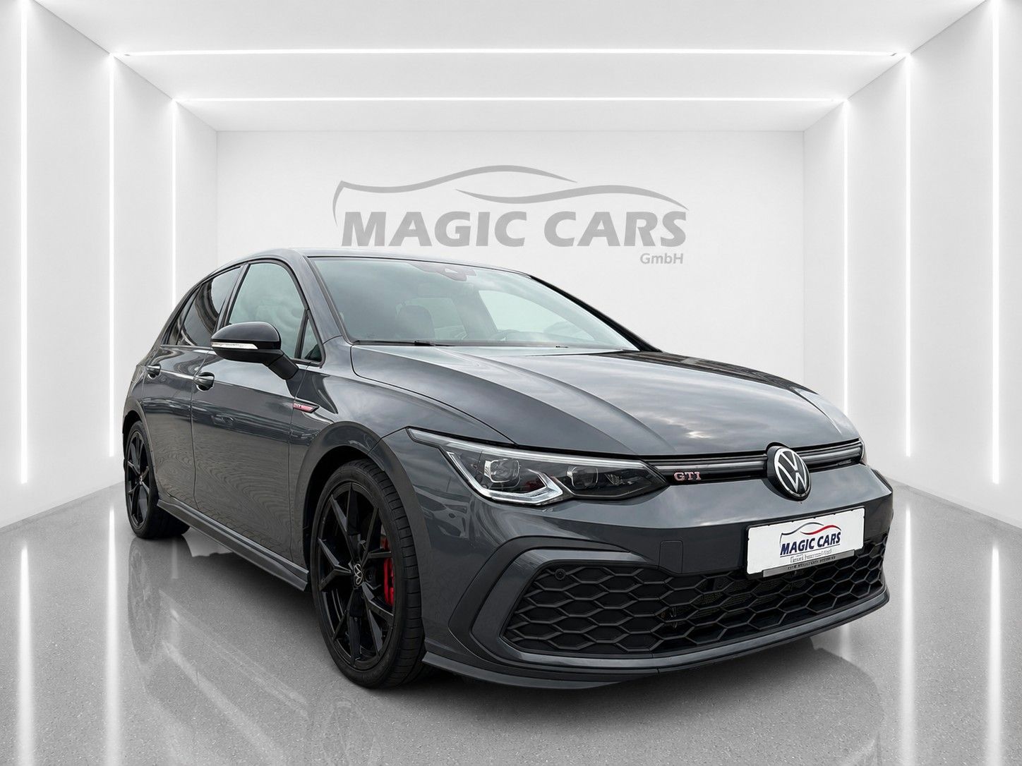 Fahrzeugabbildung Volkswagen Golf VIII Lim. GTI*Black Style*Leder*Memory*H&K* - mit KI generiert/bearbeitet