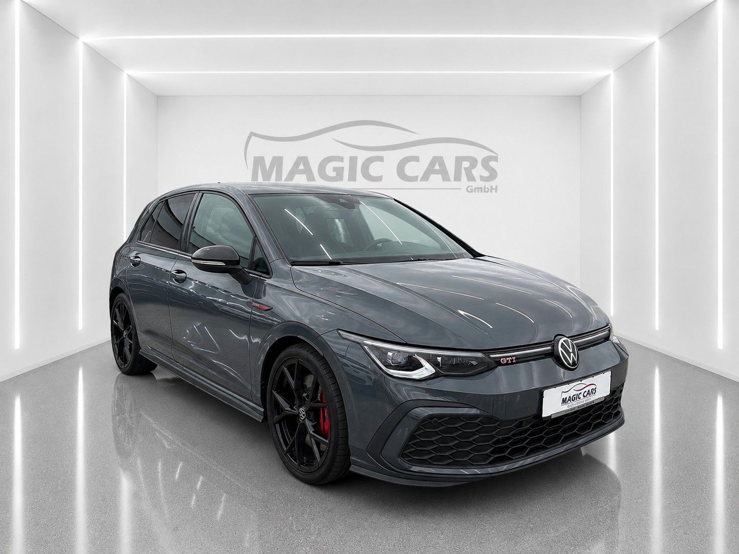 Fahrzeugabbildung Volkswagen Golf VIII Lim. GTI*Black Style*Leder*Memory*H&K* - mit KI generiert/bearbeitet