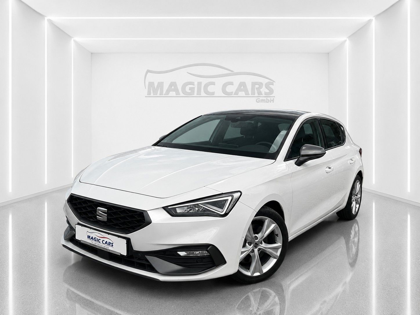Fahrzeugabbildung SEAT Leon FR 2.0 TDI*Pano-Dach*Beats*DAB*Leder*Memory - mit KI generiert/bearbeitet