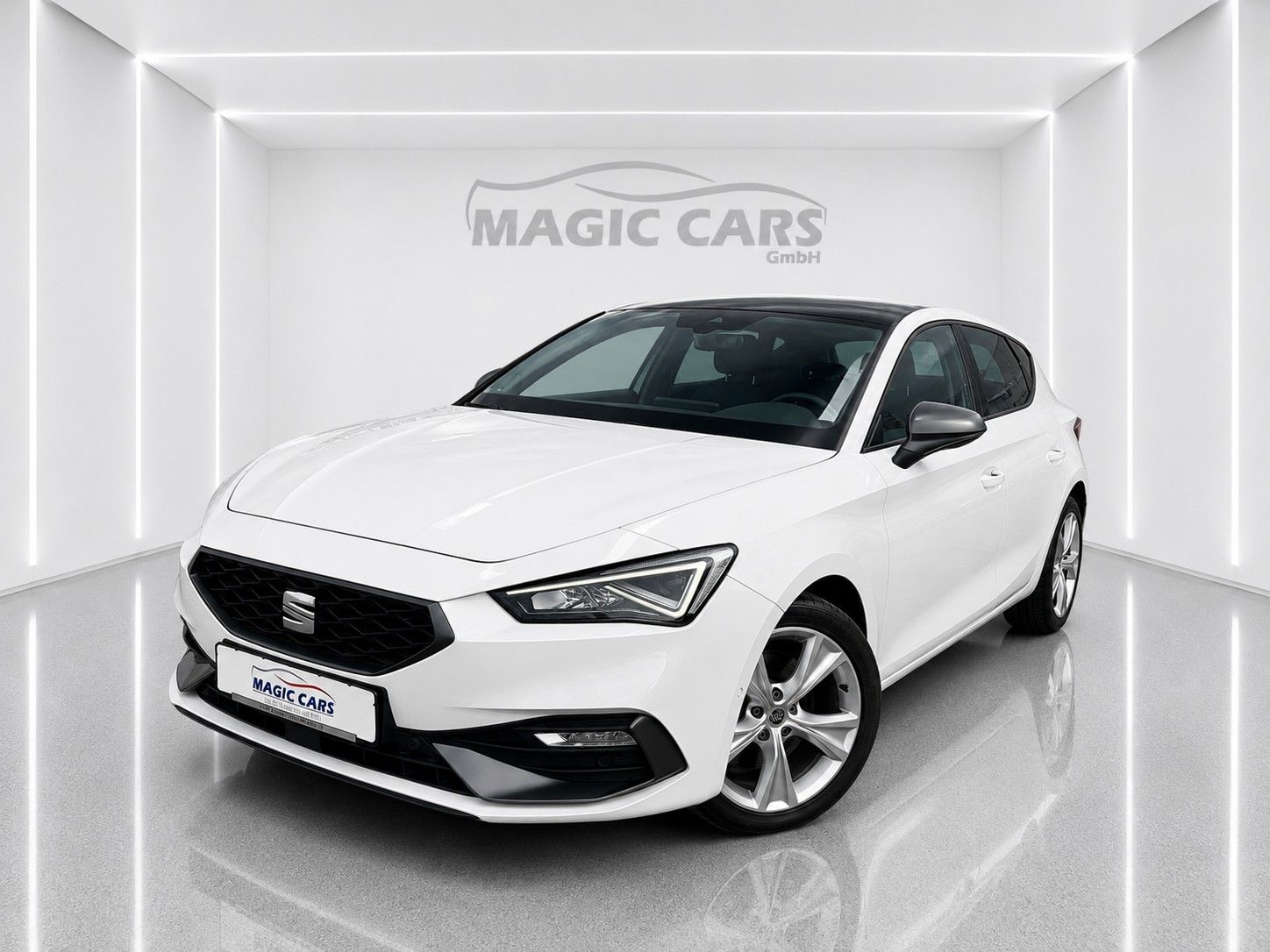 Fahrzeugabbildung SEAT Leon FR 2.0 TDI*Pano-Dach*Beats*DAB*Leder*Memory - mit KI generiert/bearbeitet