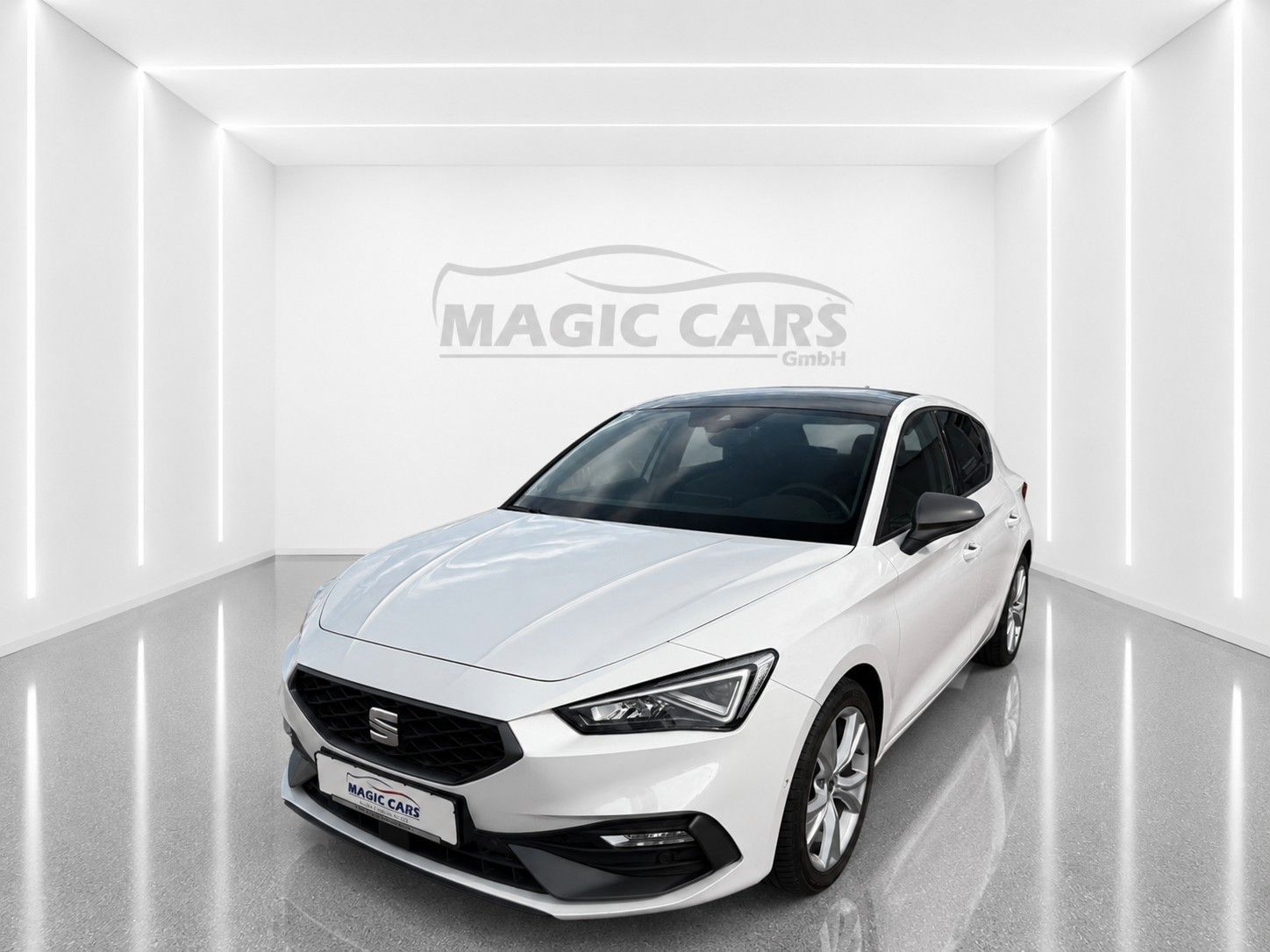 Fahrzeugabbildung SEAT Leon FR 2.0 TDI*Pano-Dach*Beats*DAB*Leder*Memory - mit KI generiert/bearbeitet