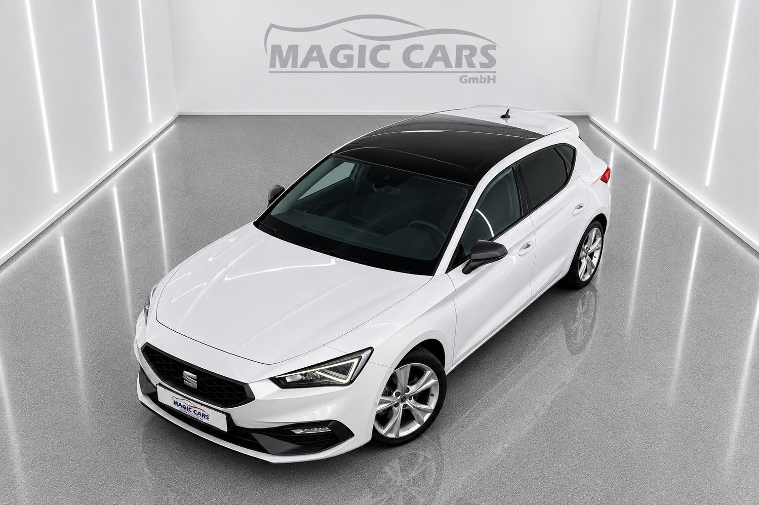Fahrzeugabbildung SEAT Leon FR 2.0 TDI*Pano-Dach*Beats*DAB*Leder*Memory - mit KI generiert/bearbeitet