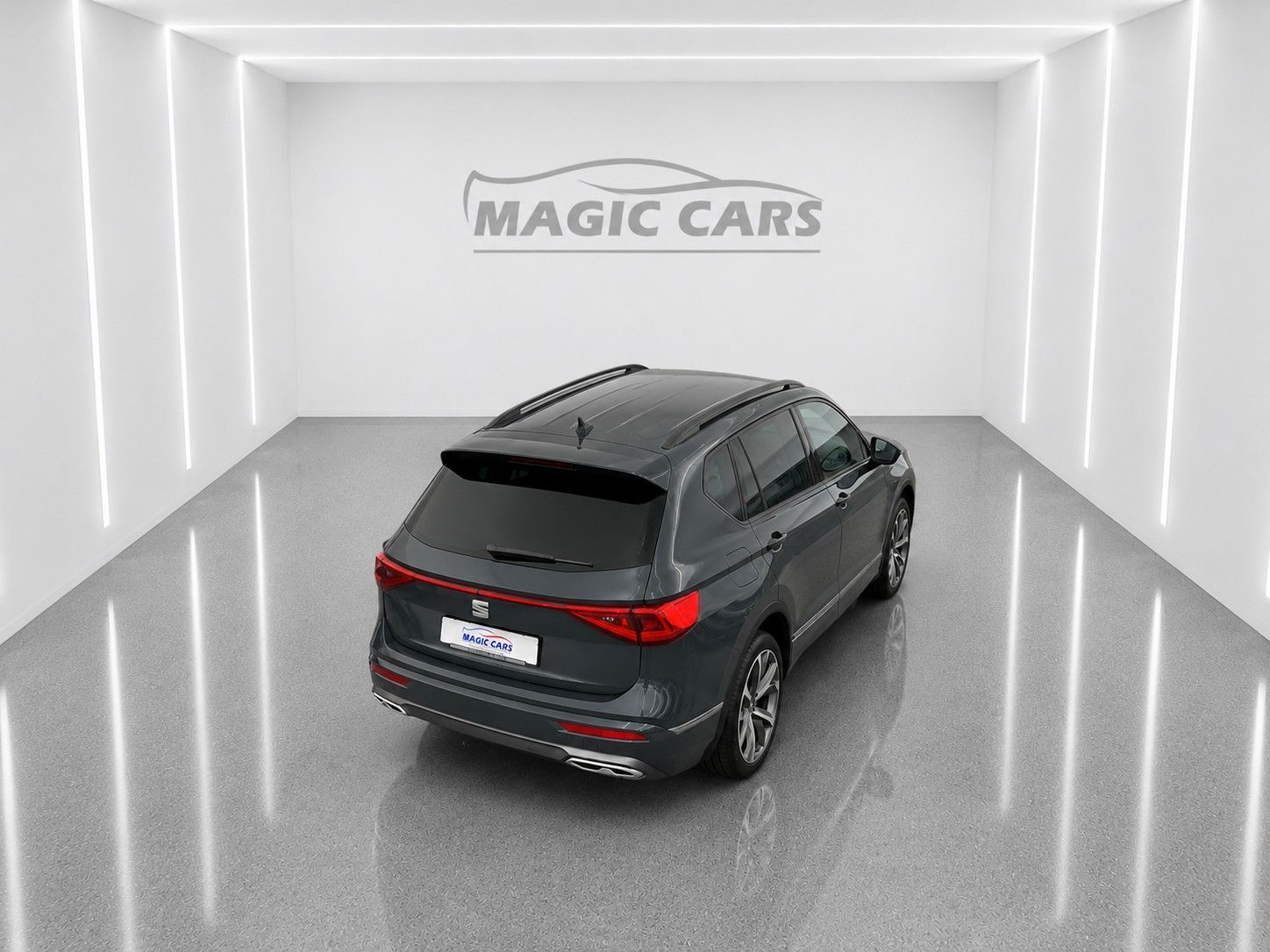 Fahrzeugabbildung SEAT Tarraco FR 4Drive*Pano-Dach*AHK*Leder*Drive*Cam. - mit KI generiert/bearbeitet