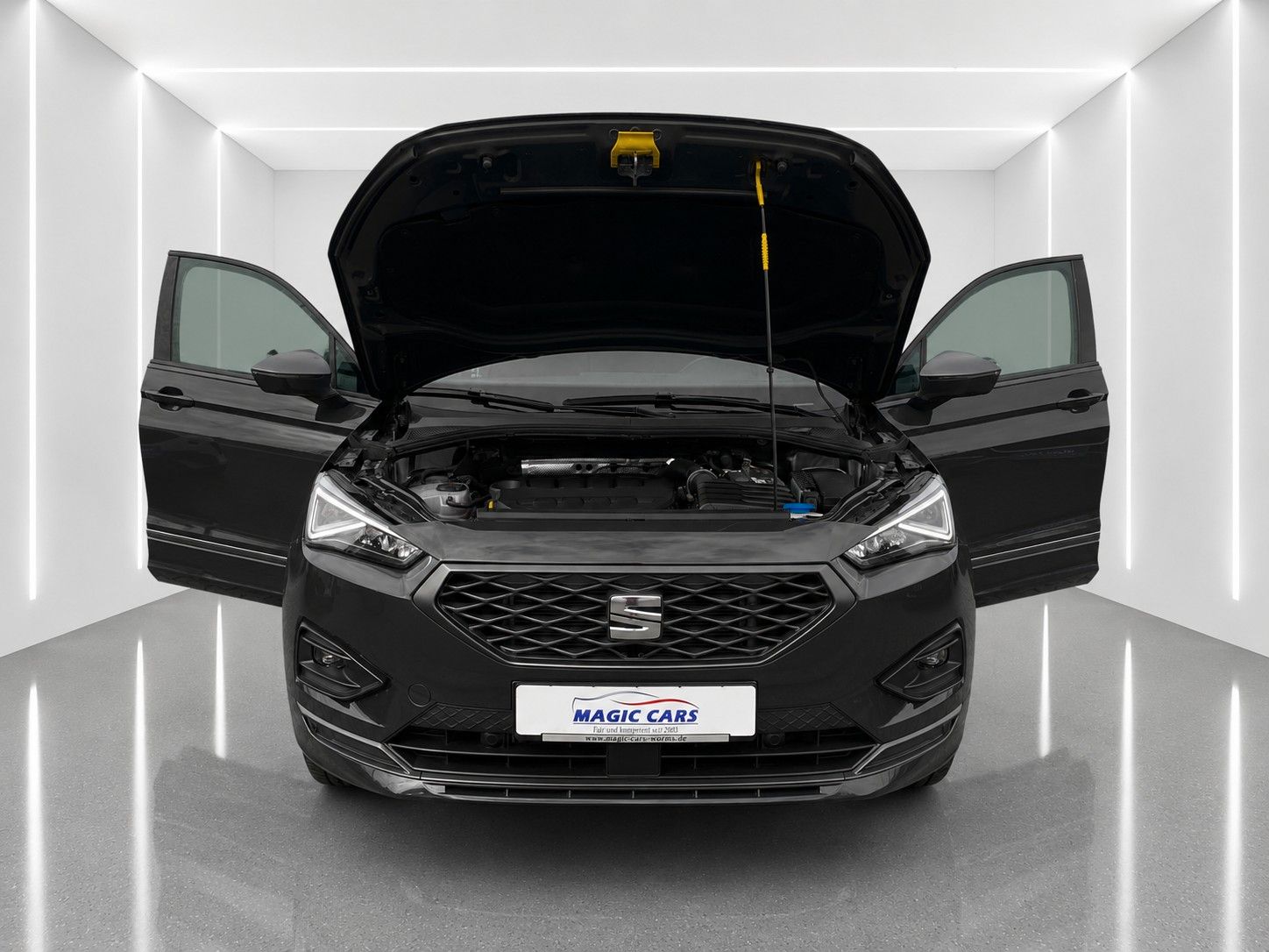 Fahrzeugabbildung SEAT Tarraco FR 4Drive*Pano-Dach*AHK*Leder*Drive*Cam. - mit KI generiert/bearbeitet