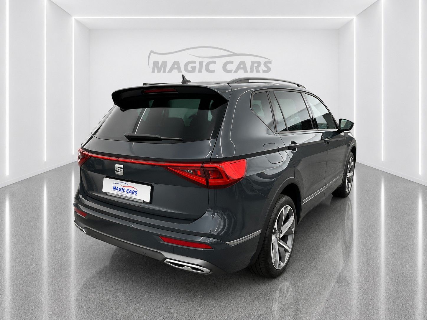 Fahrzeugabbildung SEAT Tarraco FR 4Drive*Pano-Dach*AHK*Leder*Drive*Cam. - mit KI generiert/bearbeitet