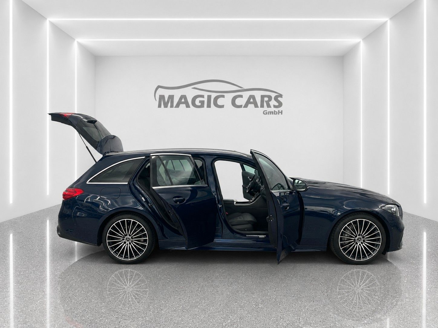 Fahrzeugabbildung Mercedes-Benz C 220 d T 9G-TRONIC AMG Line *LED*Pano*19Zoll* - mit KI generiert/bearbeitet