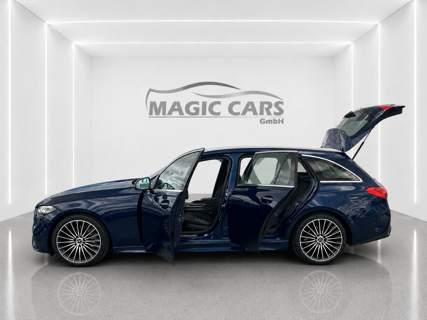 Fahrzeugabbildung Mercedes-Benz C 220 d T 9G-TRONIC AMG Line *LED*Pano*19Zoll* - mit KI generiert/bearbeitet