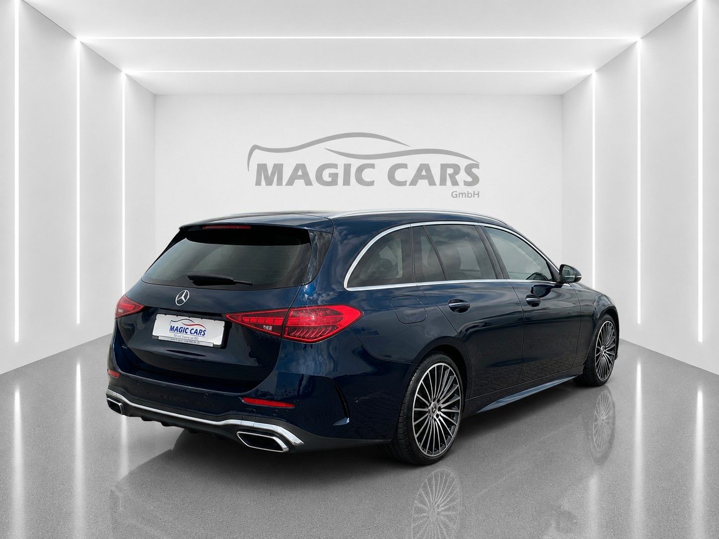 Fahrzeugabbildung Mercedes-Benz C 220 d T 9G-TRONIC AMG Line *LED*Pano*19Zoll* - mit KI generiert/bearbeitet