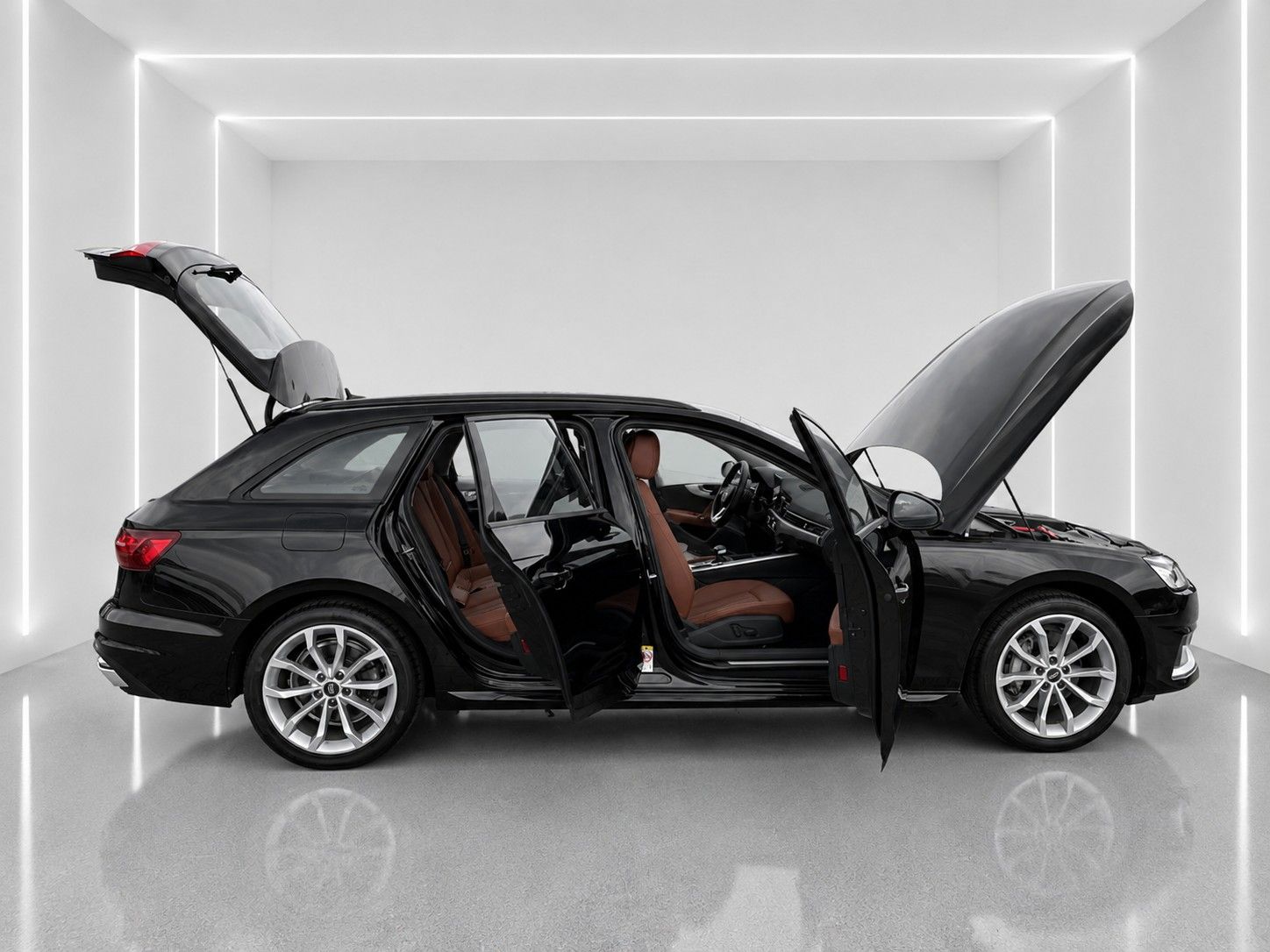 Fahrzeugabbildung Audi A4 Avant 40 TFSI advanced *Pano*Matrix*Virtual* - mit KI generiert/bearbeitet