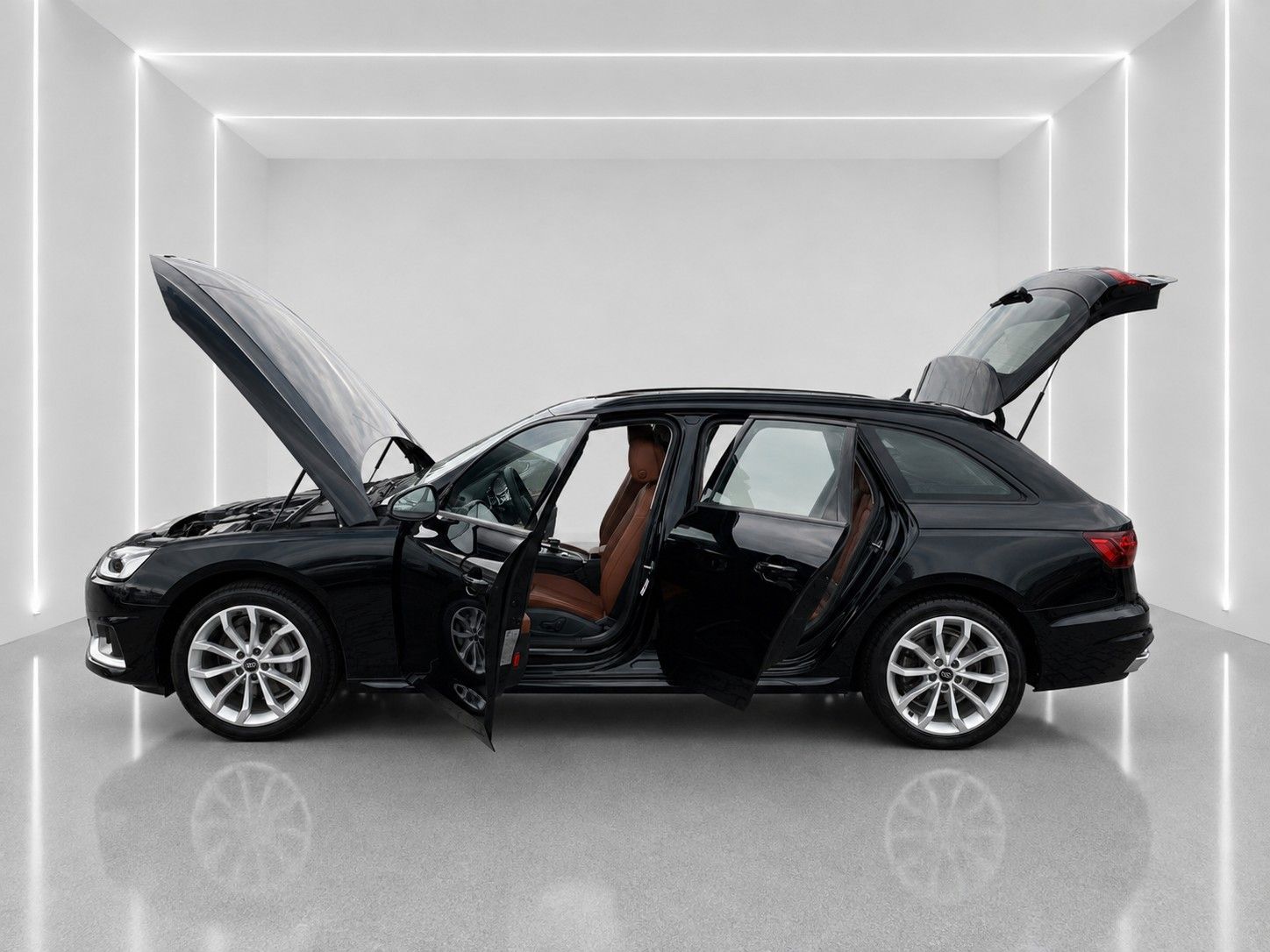 Fahrzeugabbildung Audi A4 Avant 40 TFSI advanced *Pano*Matrix*Virtual* - mit KI generiert/bearbeitet