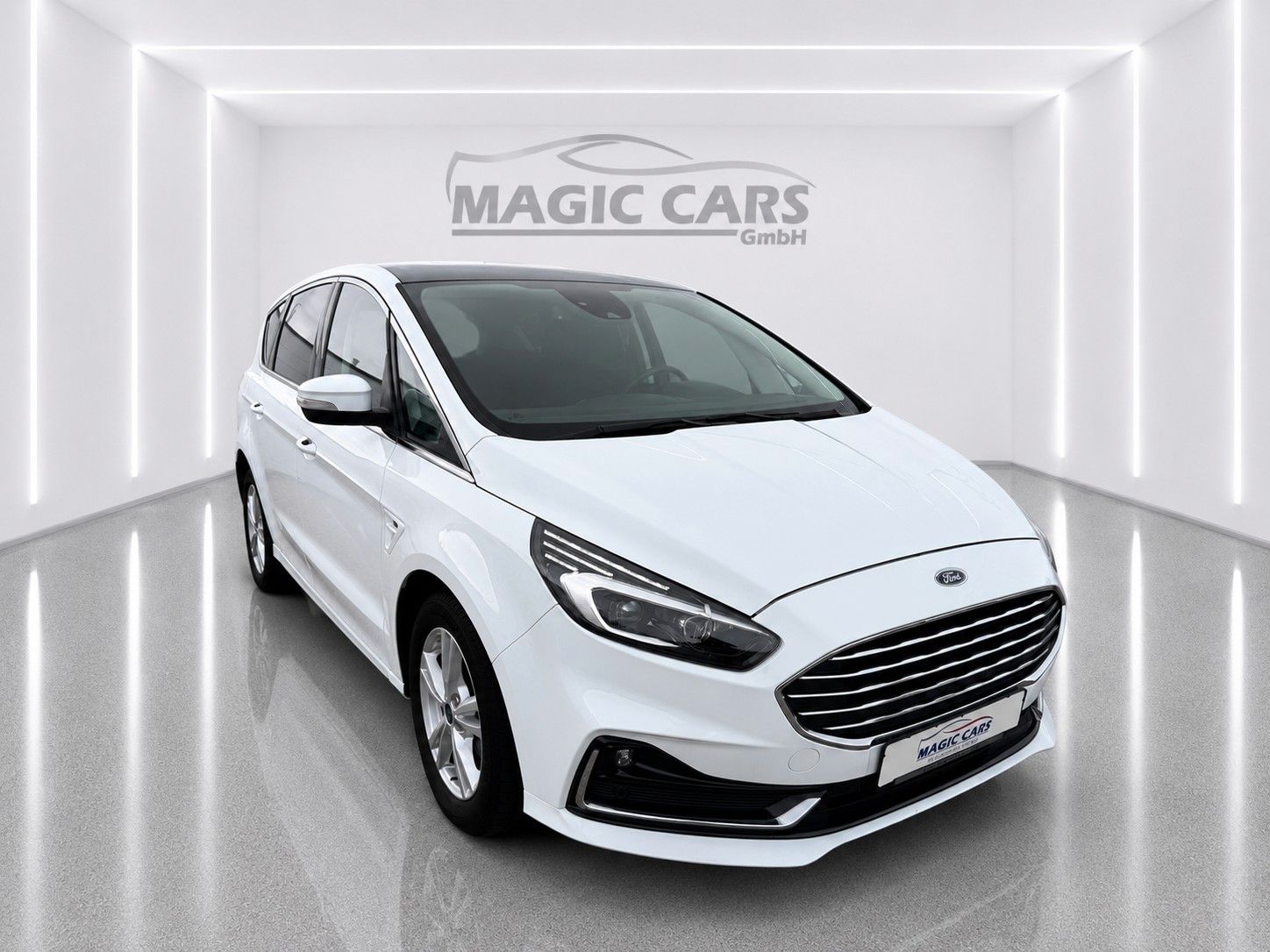 Fahrzeugabbildung Ford S-Max 2.0 EcoBlue Aut. TITANIUM *Pano*Ambiente* - mit KI generiert/bearbeitet
