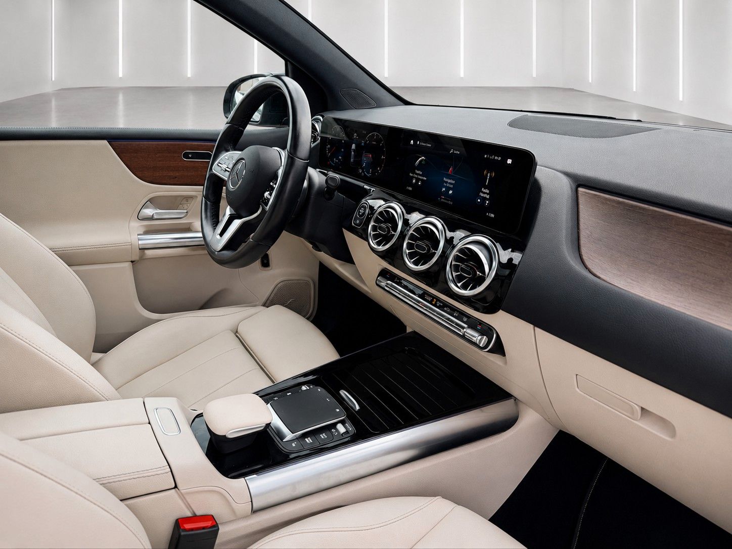 Fahrzeugabbildung Mercedes-Benz B 180 d 8G-DCT Progressive *Leder*Pano*AHK*Sth.* - mit KI generiert/bearbeitet