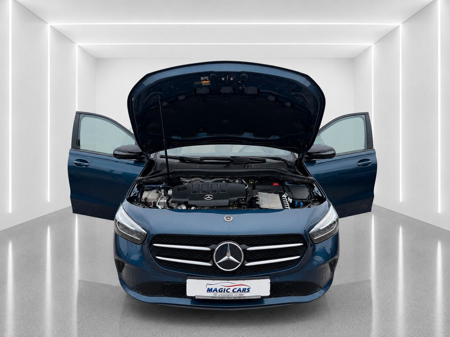 Fahrzeugabbildung Mercedes-Benz B 180 d 8G-DCT Progressive *Leder*Pano*AHK*Sth.* - mit KI generiert/bearbeitet