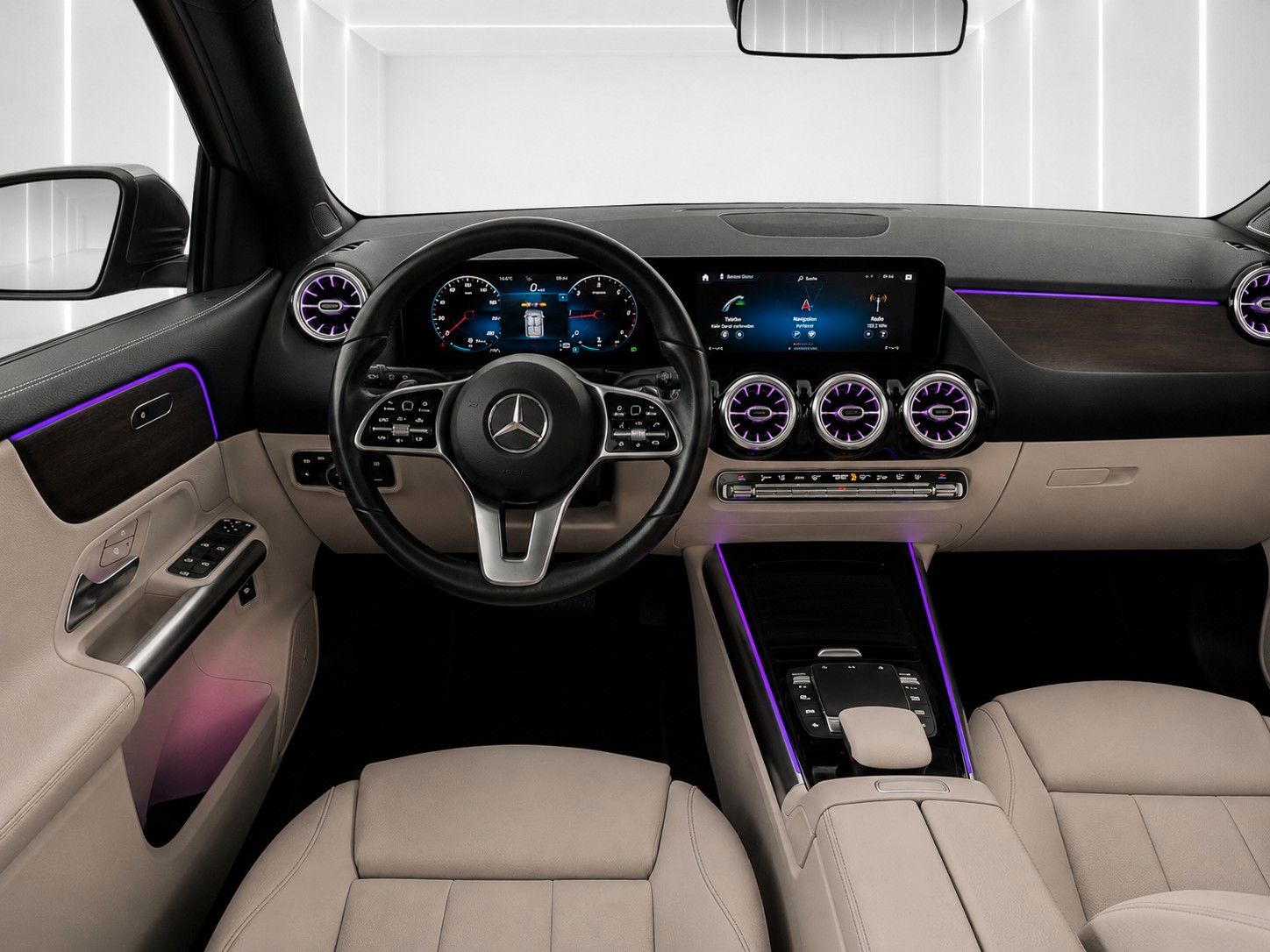 Fahrzeugabbildung Mercedes-Benz B 180 d 8G-DCT Progressive *Leder*Pano*AHK*Sth.* - mit KI generiert/bearbeitet