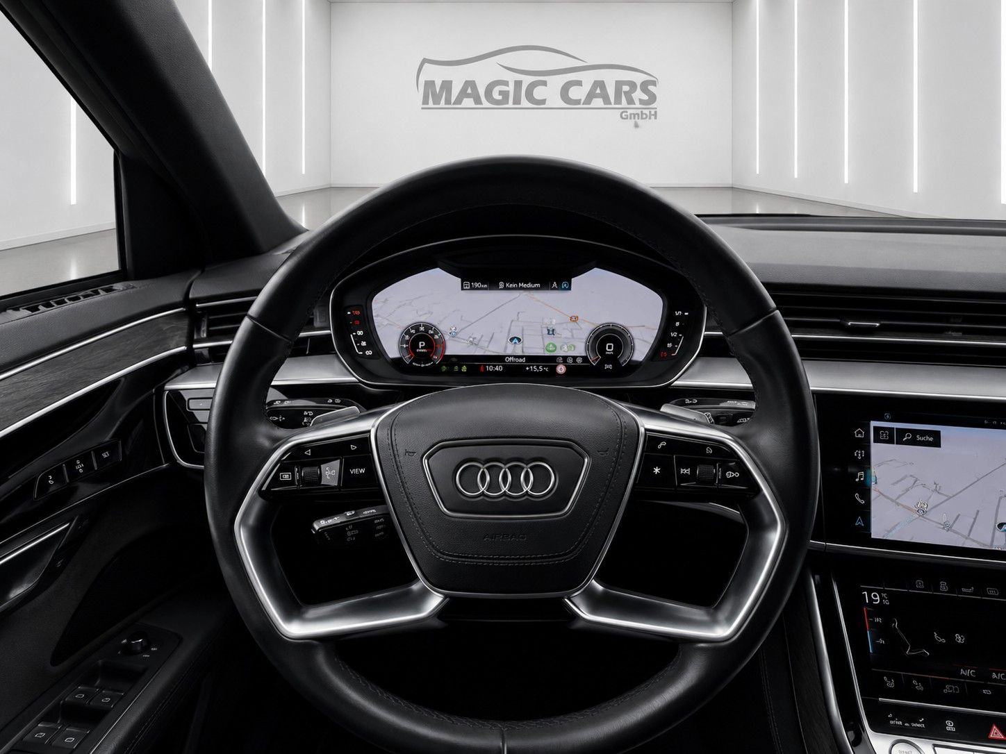 Fahrzeugabbildung Audi A8 50 TDI quattro*Pano*Luft*Softclose*B&O*360 - mit KI generiert/bearbeitet