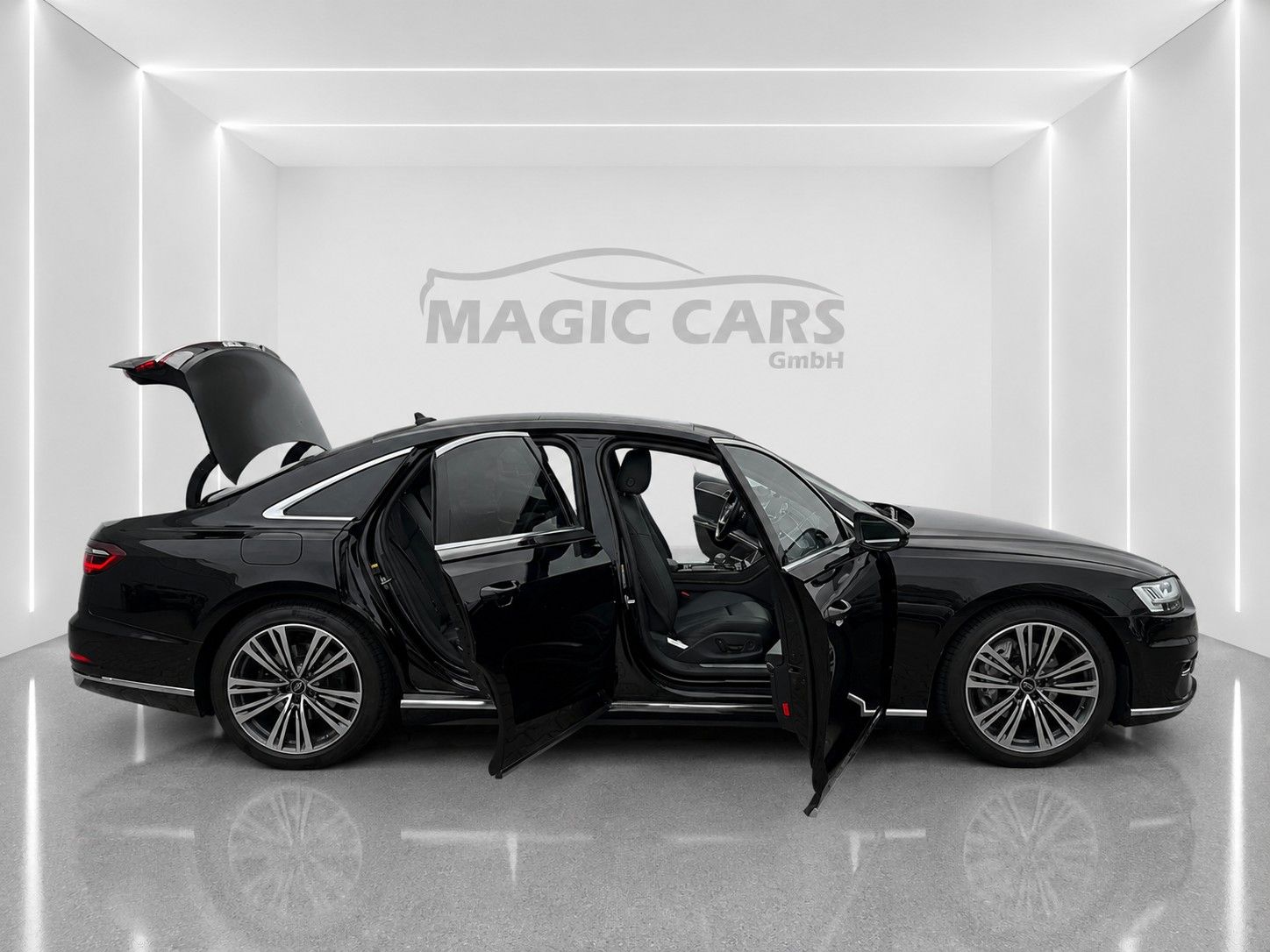 Fahrzeugabbildung Audi A8 50 TDI quattro*Pano*Luft*Softclose*B&O*360 - mit KI generiert/bearbeitet