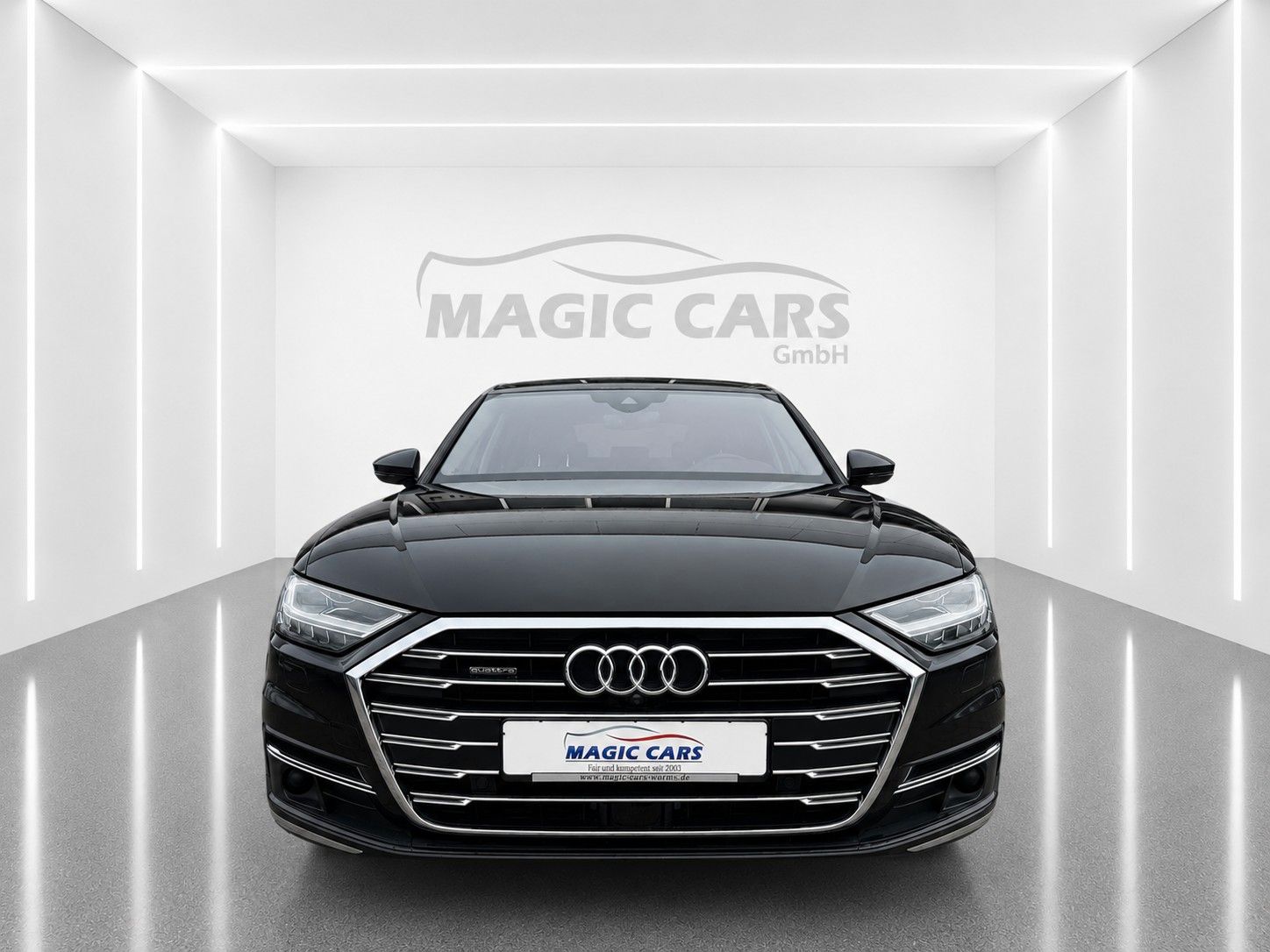 Fahrzeugabbildung Audi A8 50 TDI quattro*Pano*Luft*Softclose*B&O*360 - mit KI generiert/bearbeitet