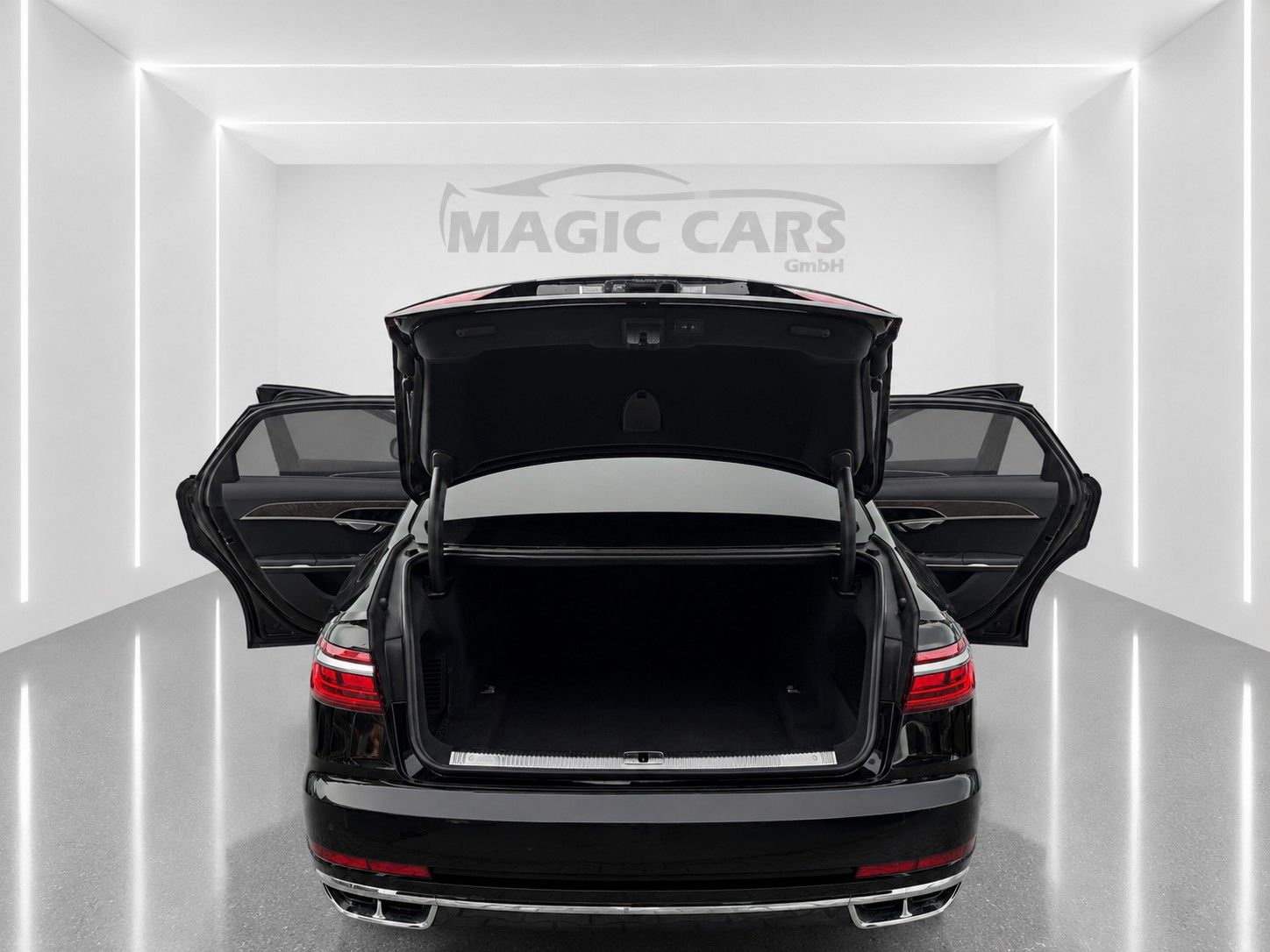 Fahrzeugabbildung Audi A8 50 TDI quattro*Pano*Luft*Softclose*B&O*360 - mit KI generiert/bearbeitet