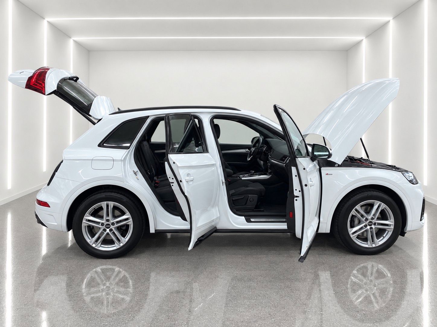 Fahrzeugabbildung Audi Q5 50 TDI quattro S line*Luftfederung*Matrix*AHK - mit KI generiert/bearbeitet