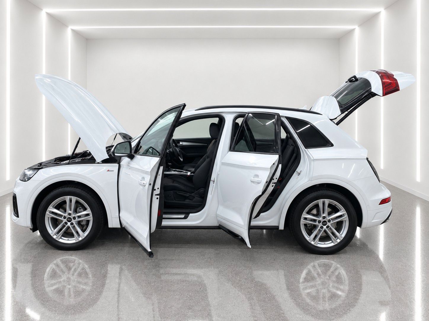 Fahrzeugabbildung Audi Q5 50 TDI quattro S line*Luftfederung*Matrix*AHK - mit KI generiert/bearbeitet