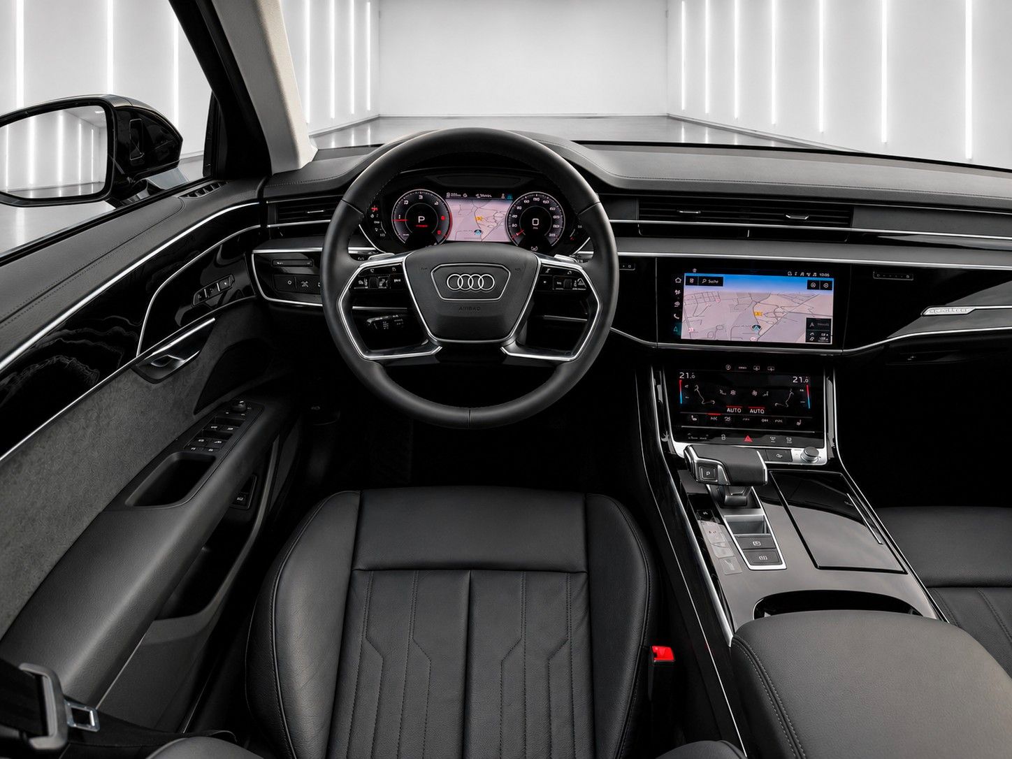 Fahrzeugabbildung Audi A8 50 TDI quattro S-LINE *HD-Matrix*Luft*B&O* - mit KI generiert/bearbeitet