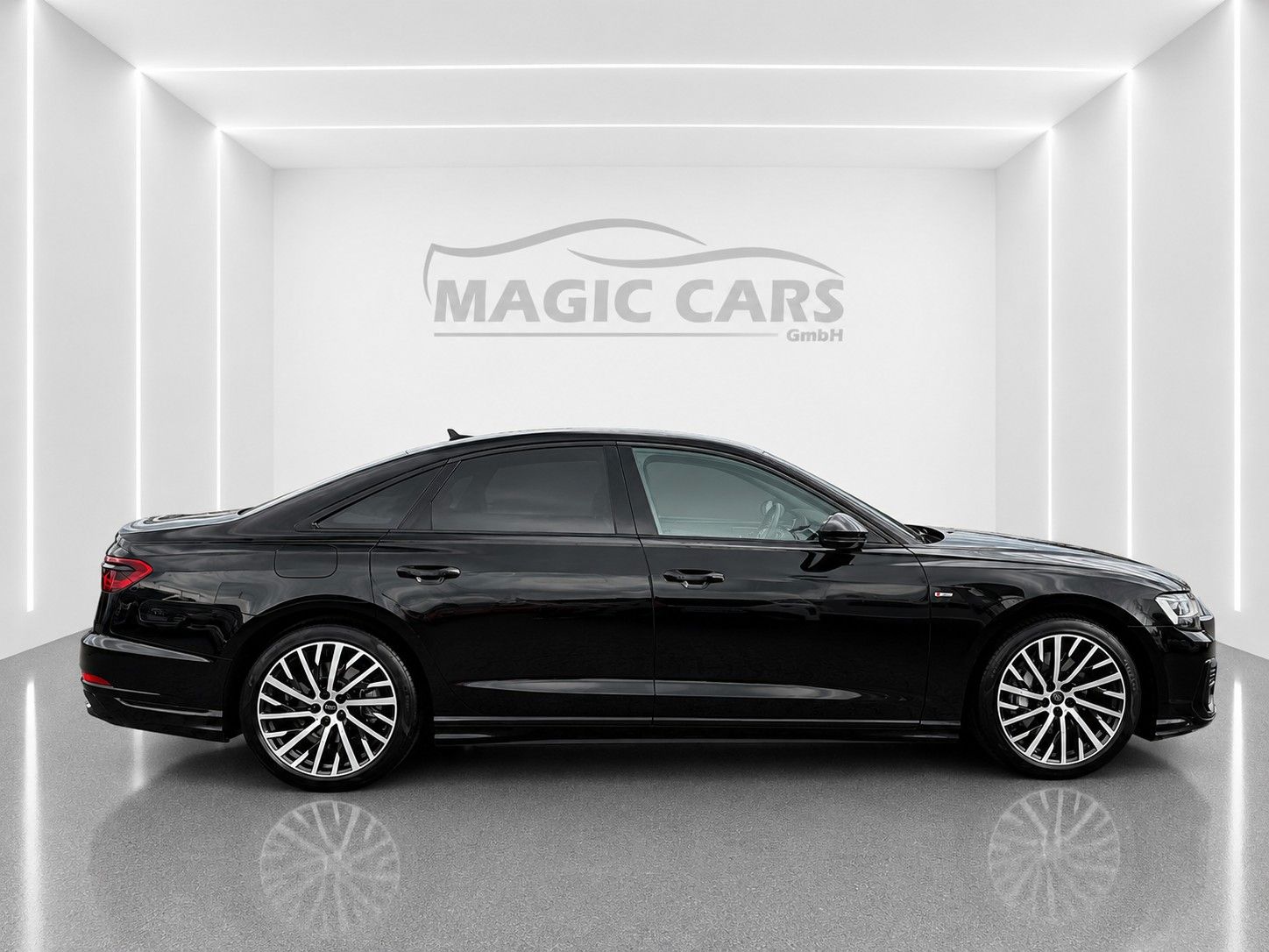 Fahrzeugabbildung Audi A8 50 TDI quattro S-LINE *HD-Matrix*Luft*B&O* - mit KI generiert/bearbeitet