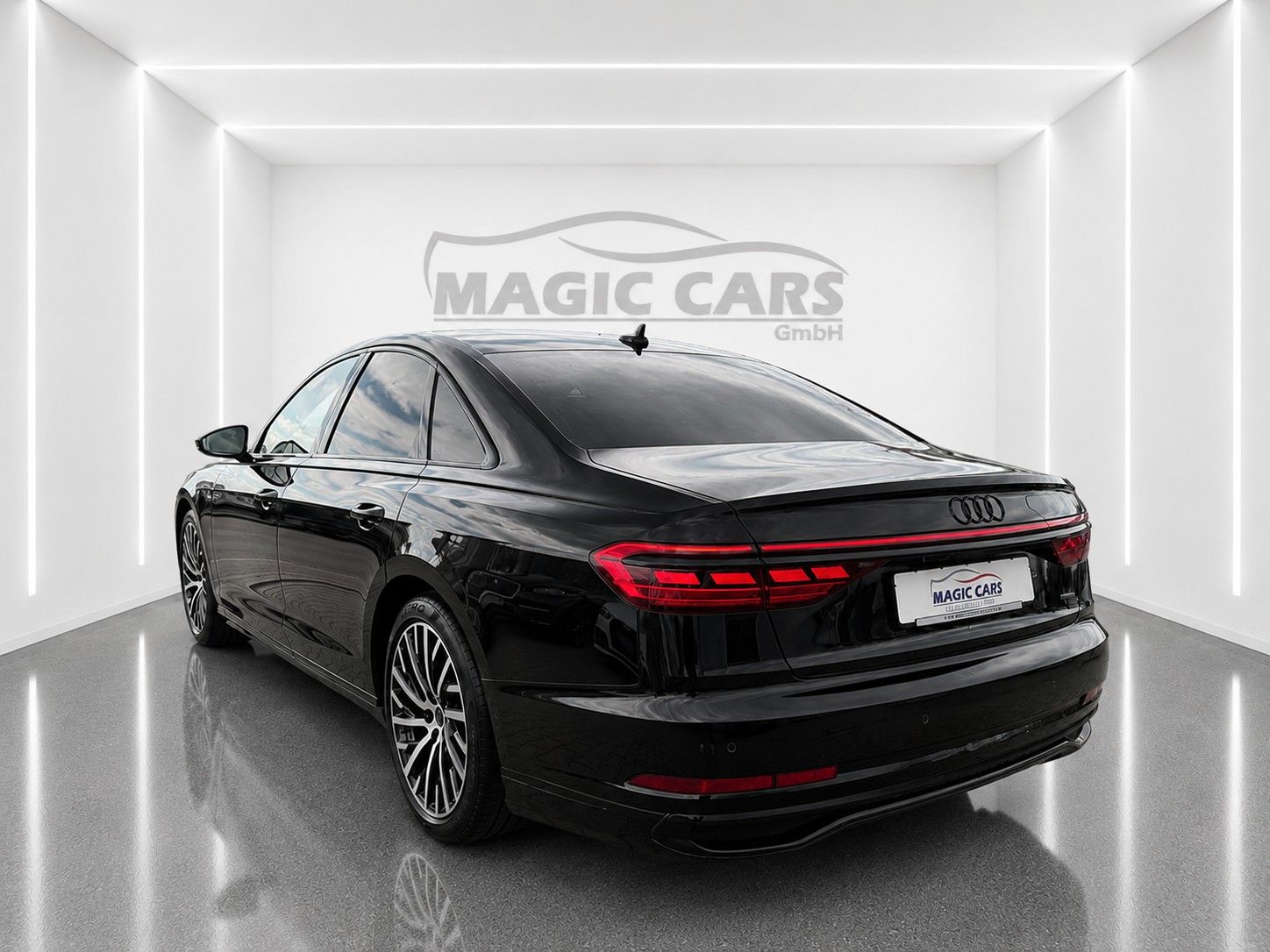 Fahrzeugabbildung Audi A8 50 TDI quattro S-LINE *HD-Matrix*Luft*B&O* - mit KI generiert/bearbeitet