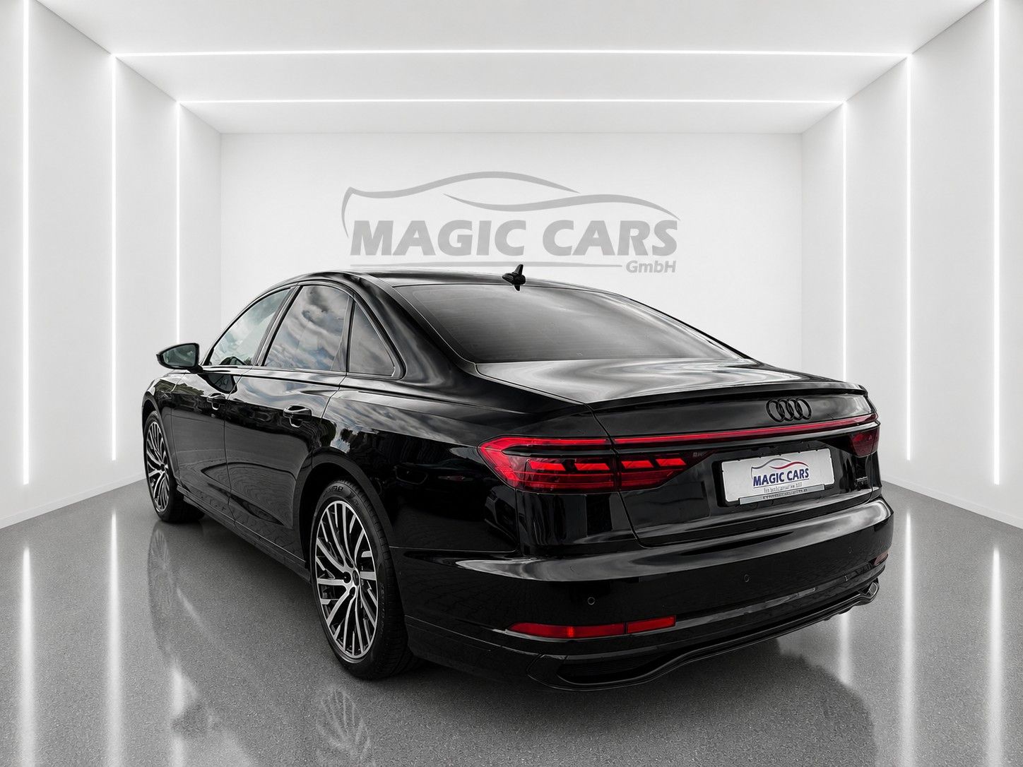 Fahrzeugabbildung Audi A8 50 TDI quattro S-LINE *HD-Matrix*Luft*B&O* - mit KI generiert/bearbeitet