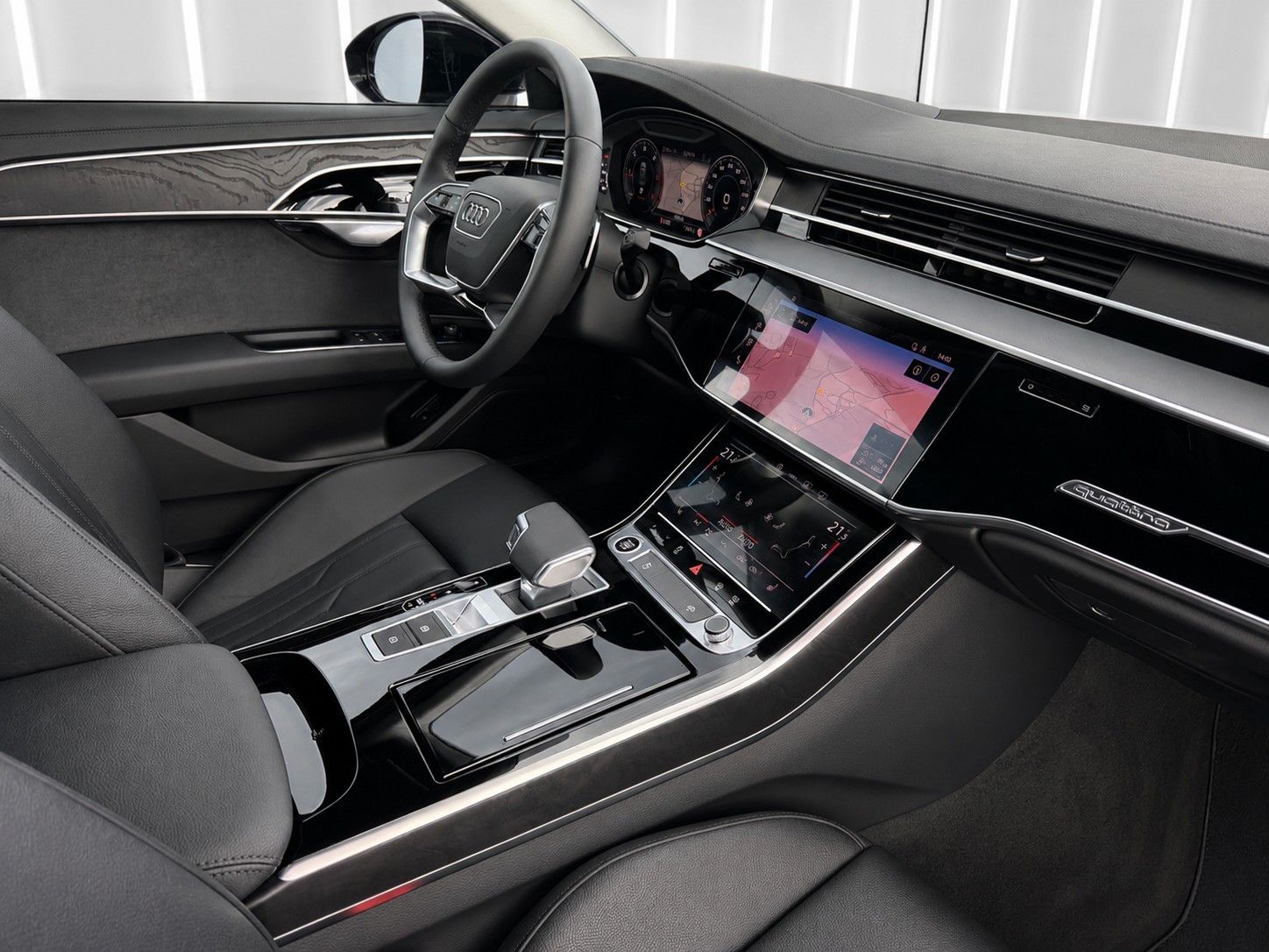 Fahrzeugabbildung Audi A8 50 TDI quattro S-LINE *HD-Matrix*Luft*B&O* - mit KI generiert/bearbeitet