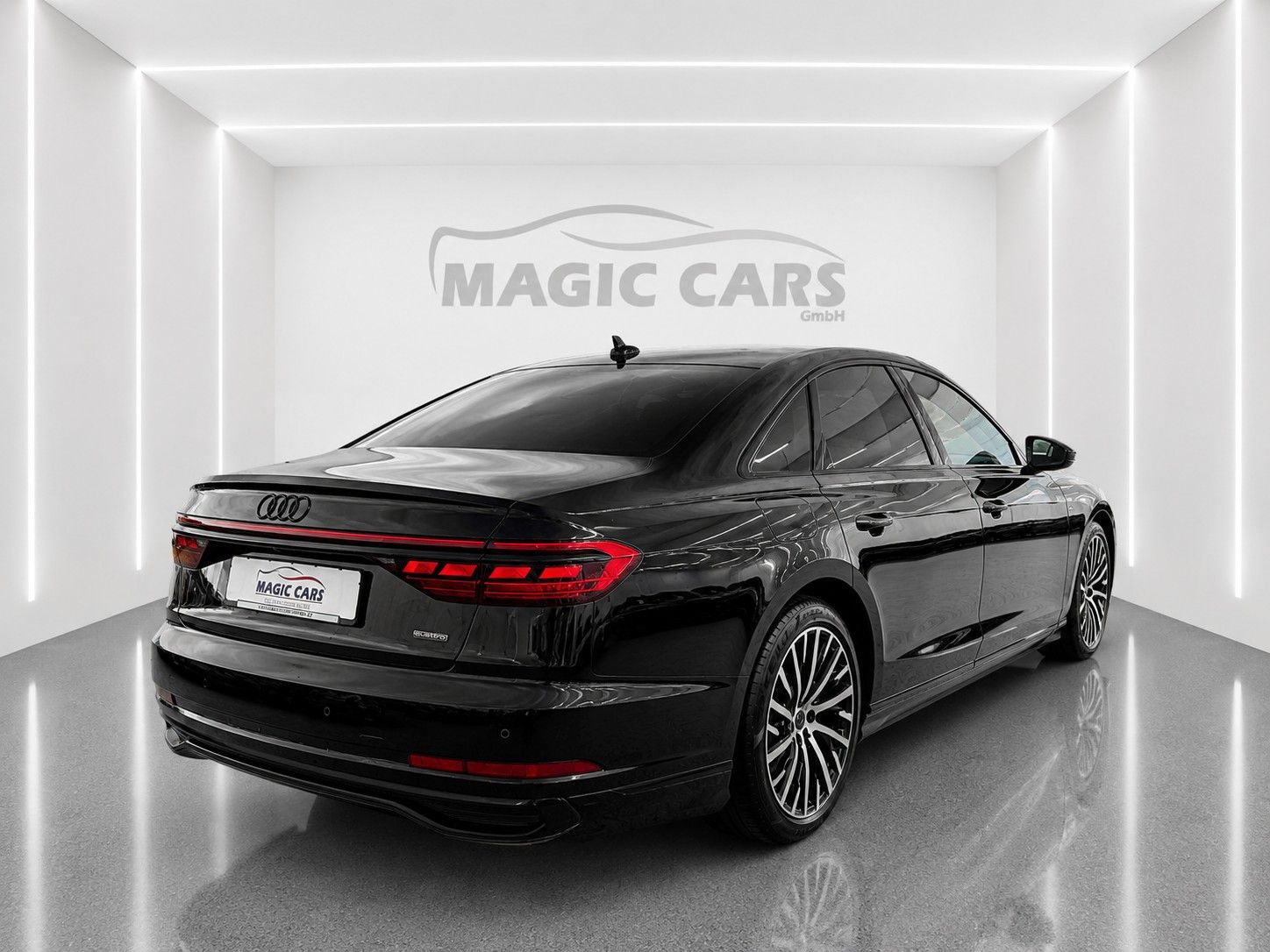 Fahrzeugabbildung Audi A8 50 TDI quattro S-LINE *HD-Matrix*Luft*B&O* - mit KI generiert/bearbeitet