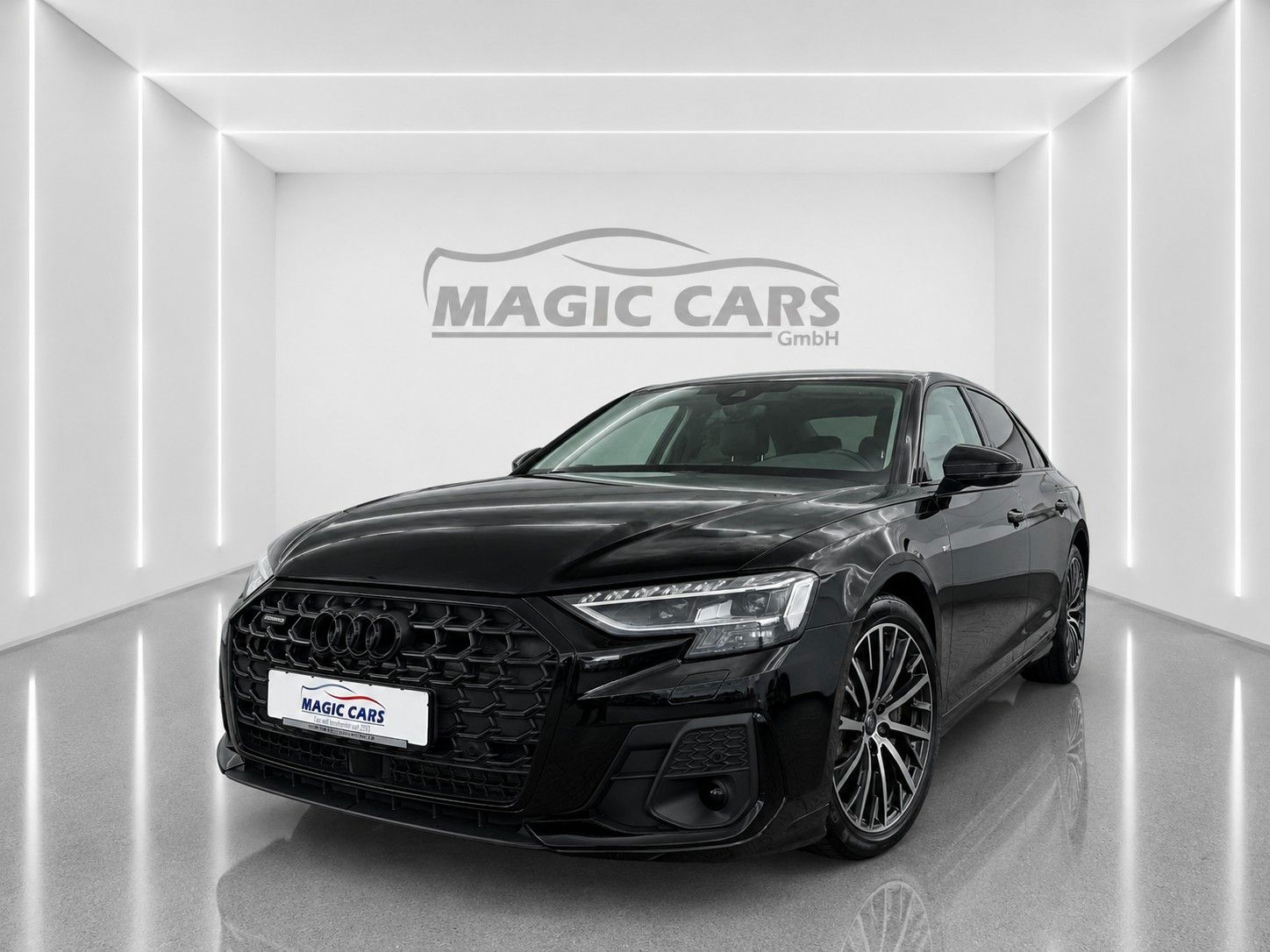 Fahrzeugabbildung Audi A8 50 TDI quattro S-LINE *HD-Matrix*Luft*B&O* - mit KI generiert/bearbeitet