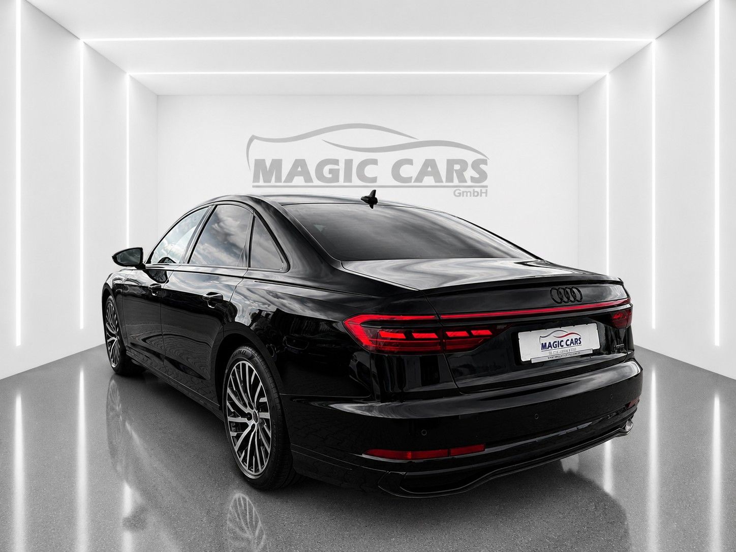 Fahrzeugabbildung Audi A8 50 TDI quattro S-LINE *HD-Matrix*Luft*B&O* - mit KI generiert/bearbeitet