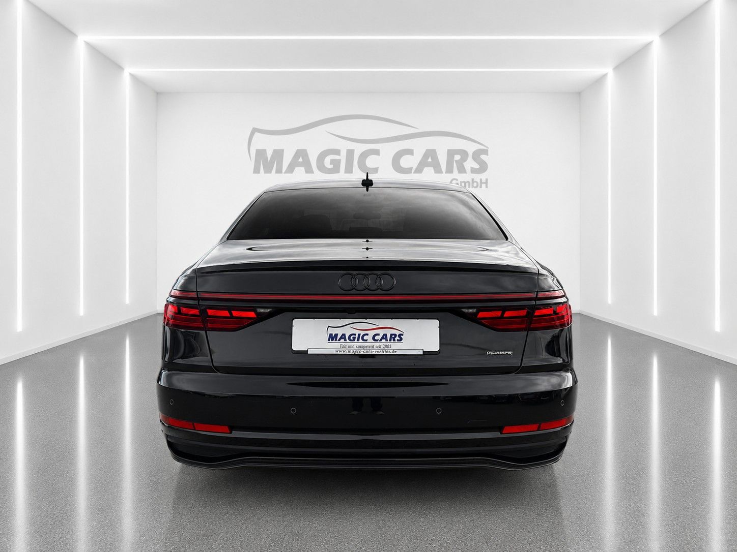Fahrzeugabbildung Audi A8 50 TDI quattro S-LINE *HD-Matrix*Luft*B&O* - mit KI generiert/bearbeitet