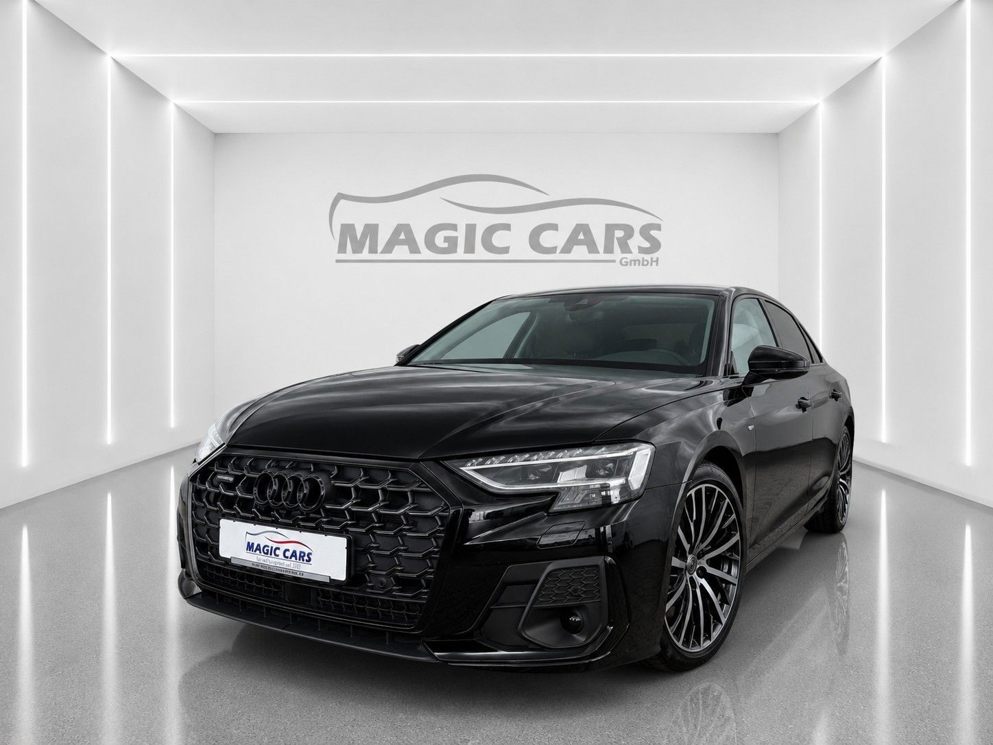 Fahrzeugabbildung Audi A8 50 TDI quattro S-LINE *HD-Matrix*Luft*B&O* - mit KI generiert/bearbeitet