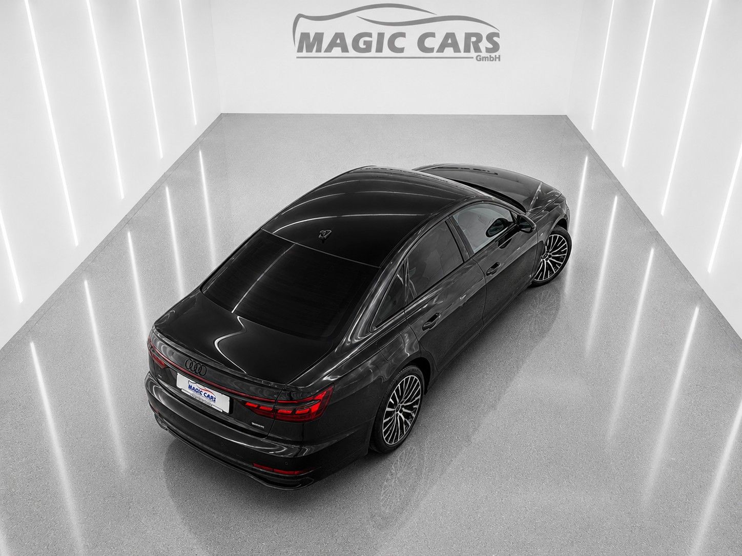 Fahrzeugabbildung Audi A8 50 TDI quattro S-LINE *HD-Matrix*Luft*B&O* - mit KI generiert/bearbeitet
