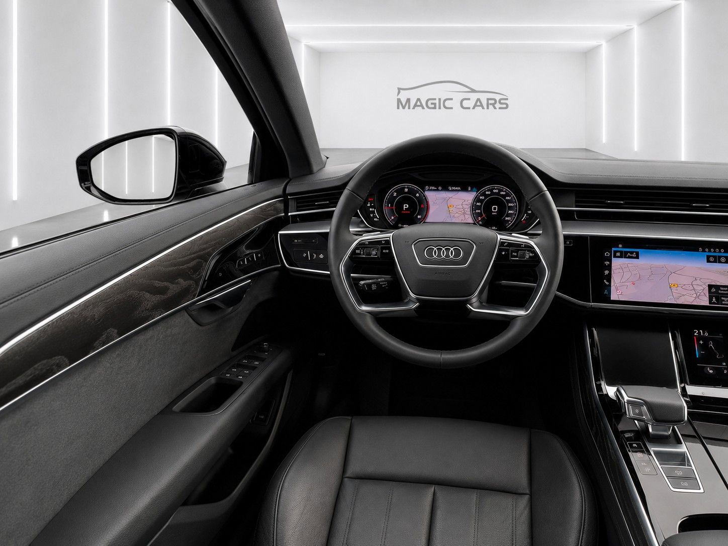 Fahrzeugabbildung Audi A8 50 TDI quattro S-LINE *HD-Matrix*Luft*B&O* - mit KI generiert/bearbeitet