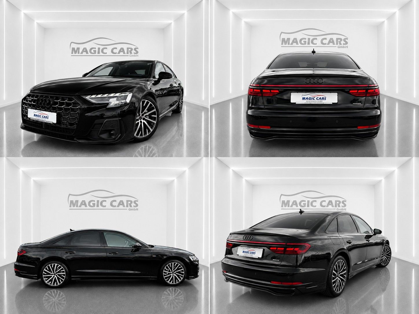 Fahrzeugabbildung Audi A8 50 TDI quattro S-LINE *HD-Matrix*Luft*B&O* - mit KI generiert/bearbeitet