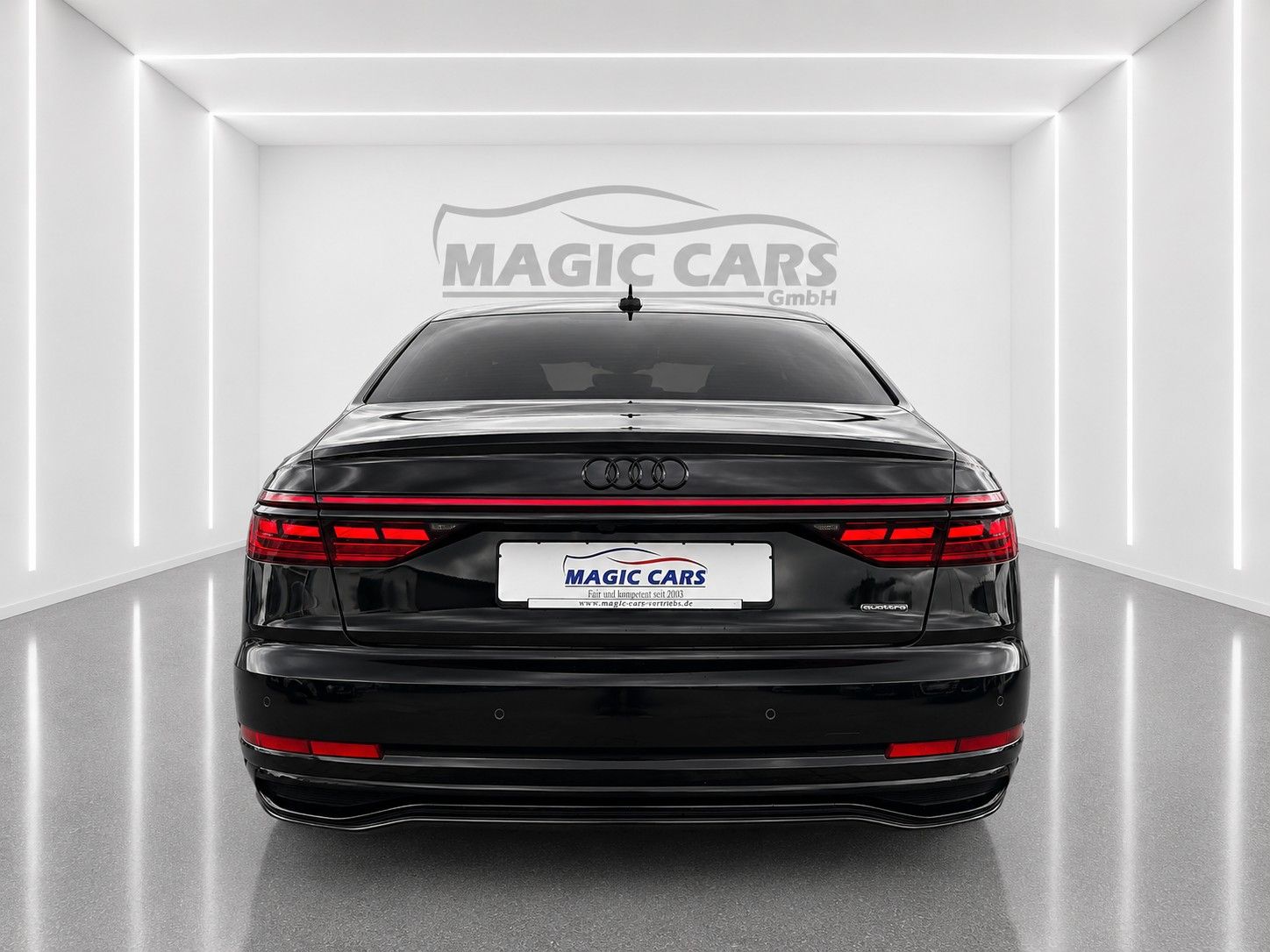 Fahrzeugabbildung Audi A8 50 TDI quattro S-LINE *HD-Matrix*Luft*B&O* - mit KI generiert/bearbeitet
